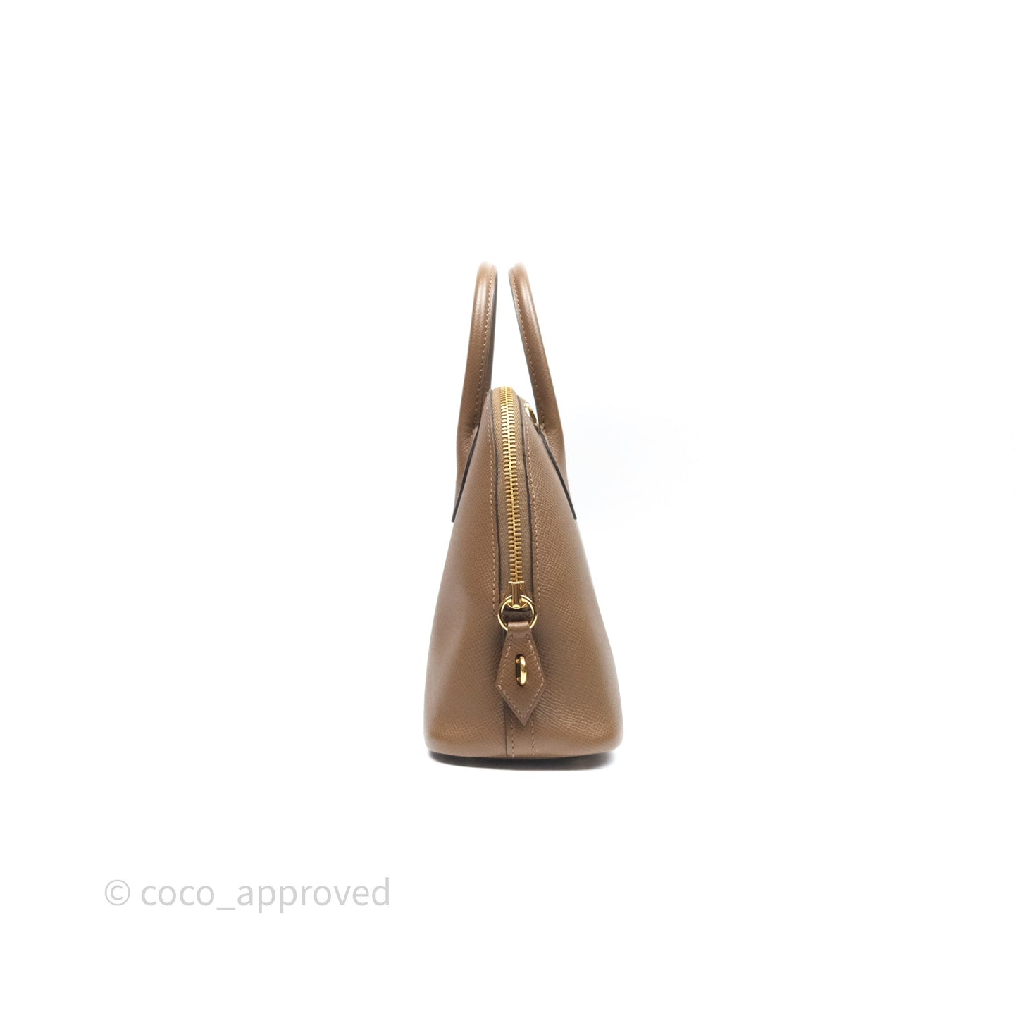 Hermès Bolide 25 Alezan 3G Epsom Gold Hardware