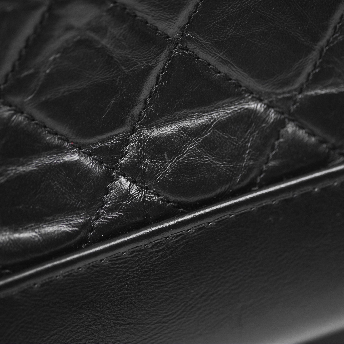 Chanel Small Gabrielle Hobo Quilted Black Aged Calfskin