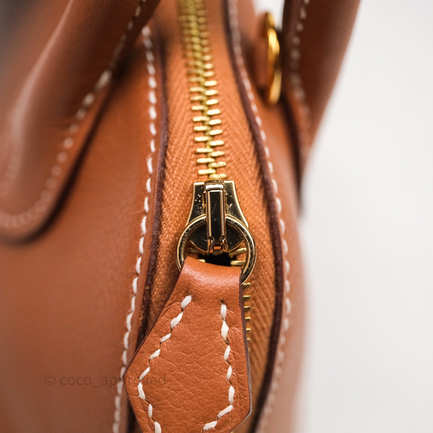 Hermès Bolide Mini 1923 Gold Evercolor Gold Hardware