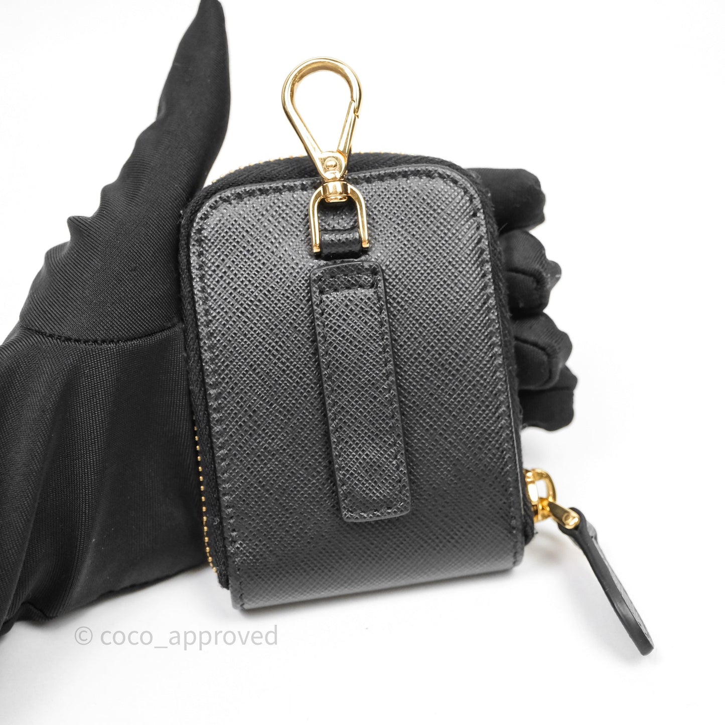 Prada Re-Edition 2005 Black Saffiano Leather Bag Gold Hardware