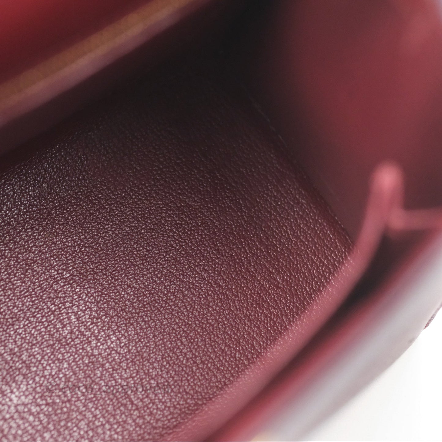 Hermès Sellier Kelly 25 Rouge H Epsom Gold Hardware