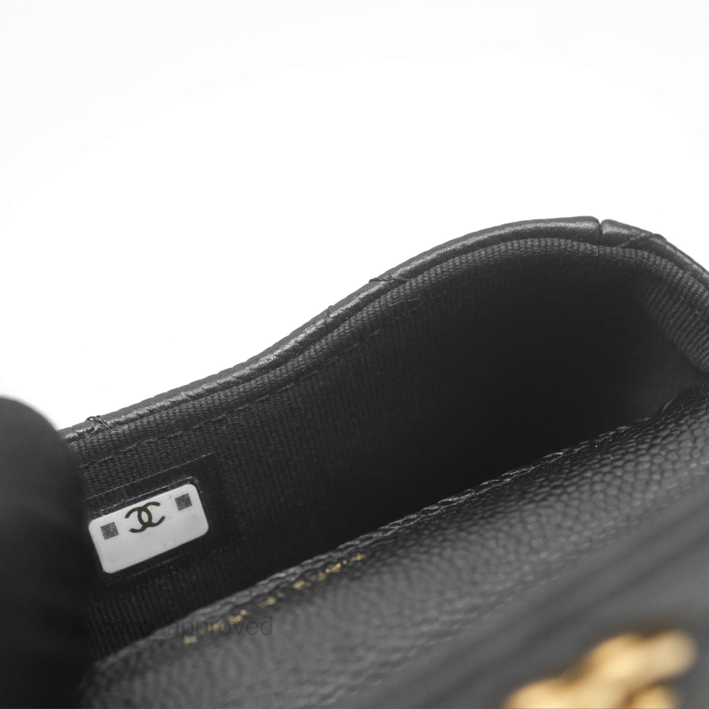 Chanel Mini Clutch With Heart Adjustable Chain Black Caviar Aged Gold Hardware