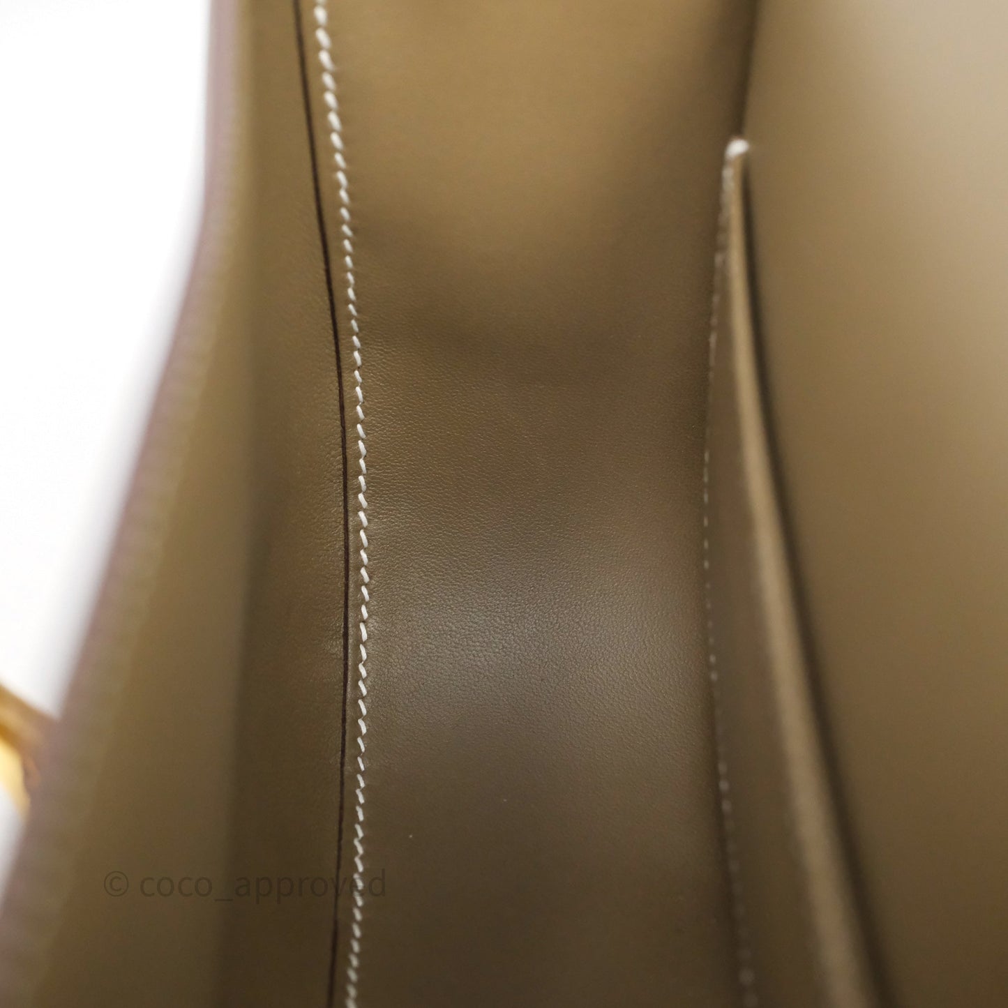 Hermès Della Cavalleria Elan Bag Etoupe Gold Hardware