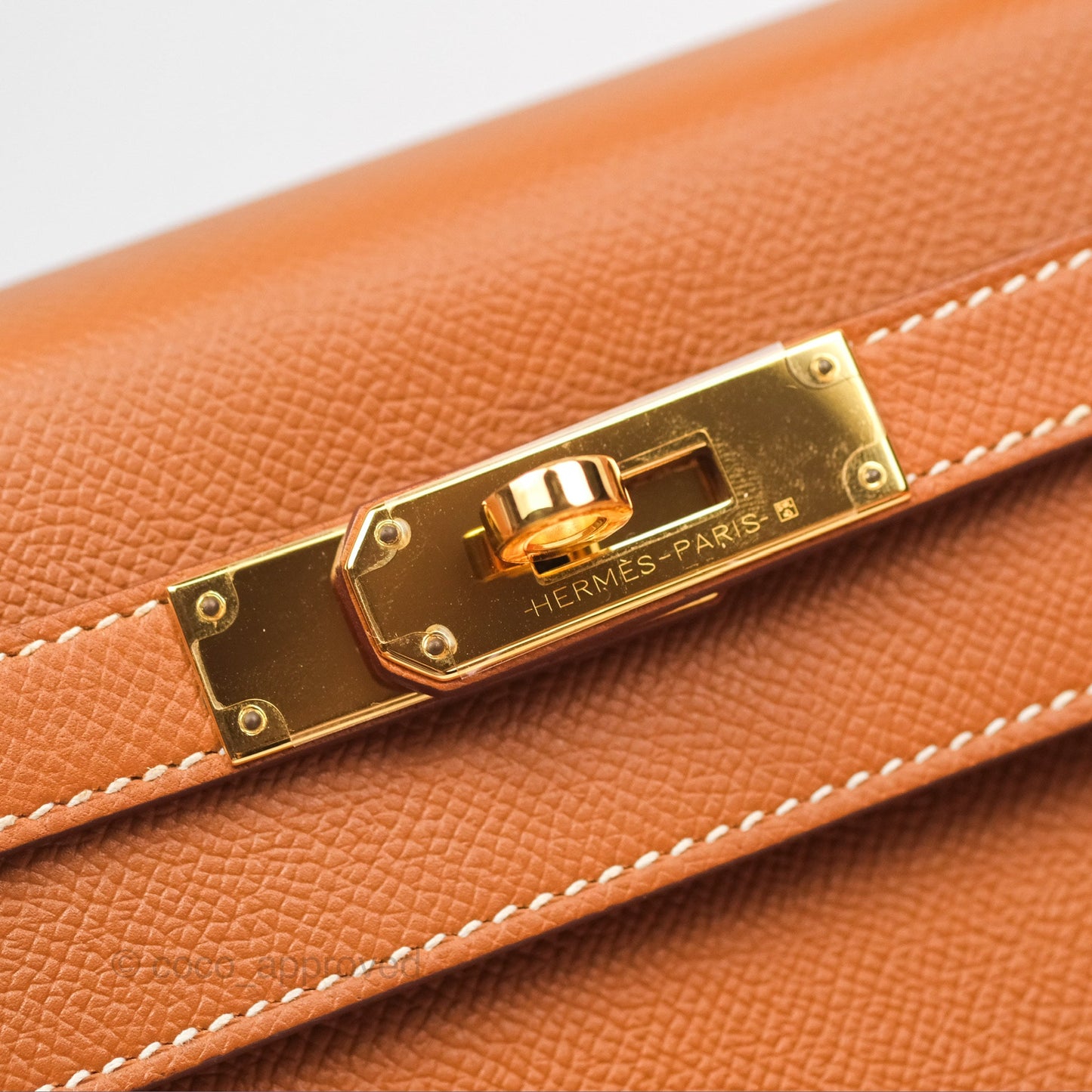 Hermès Kelly 28 Sellier Gold 37 Epsom Gold Hardware