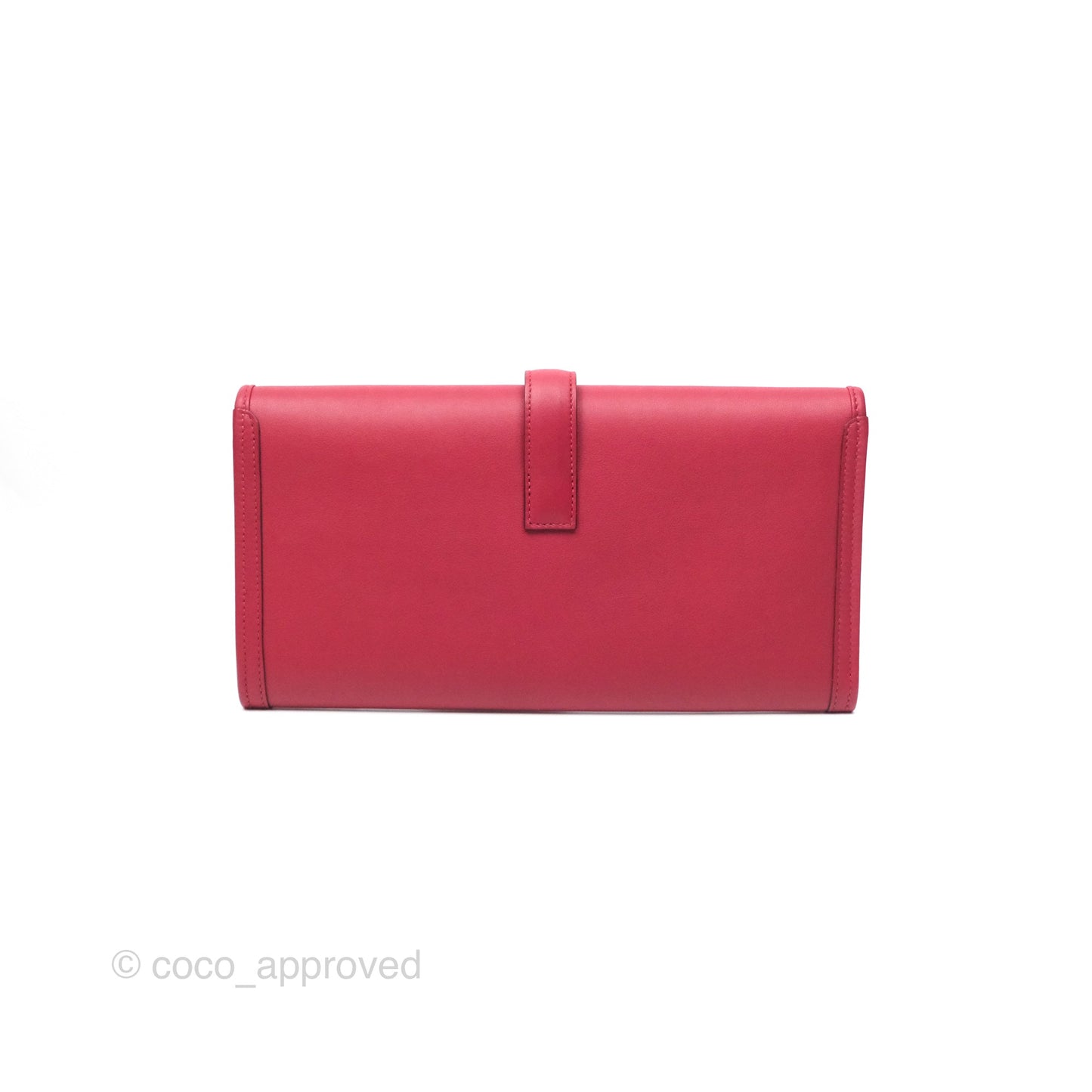 Hermès Jige Elan 29 Clutch Rouge Garance
