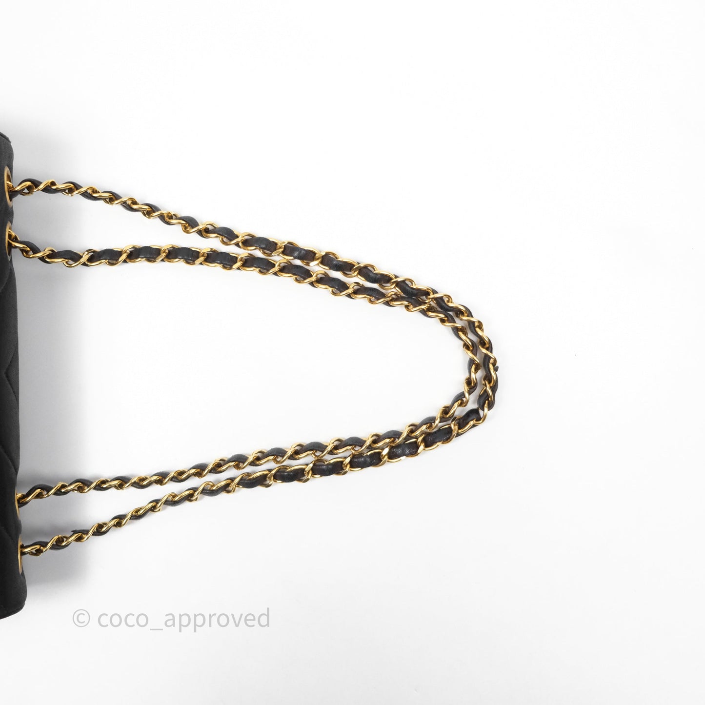 Chanel Vintage Chevron Envelope Flap Bag Black Lambskin 24K Gold Hardware