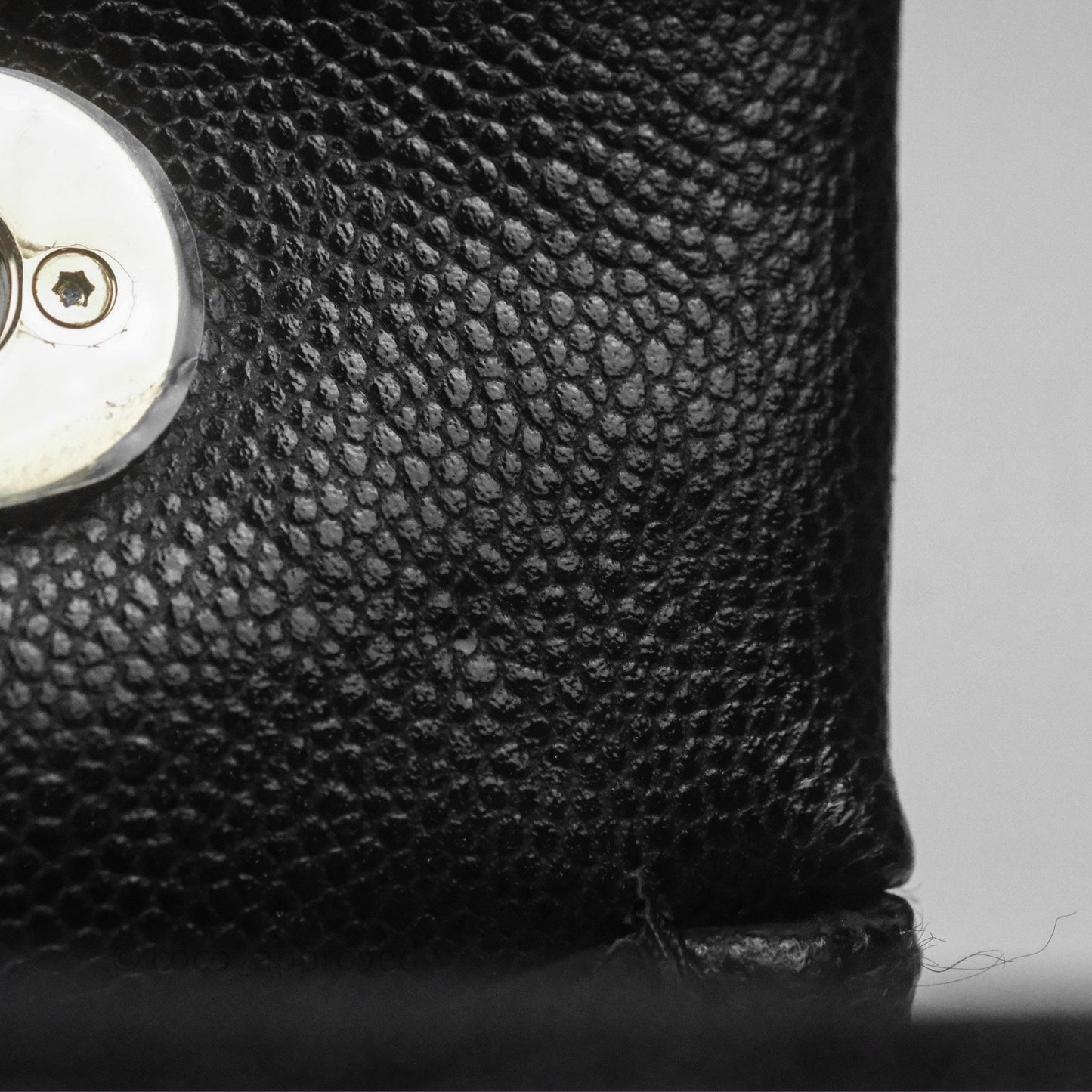 Chanel Quilted Small Top Handle Flap Bag Black Caviar Gold Hardware