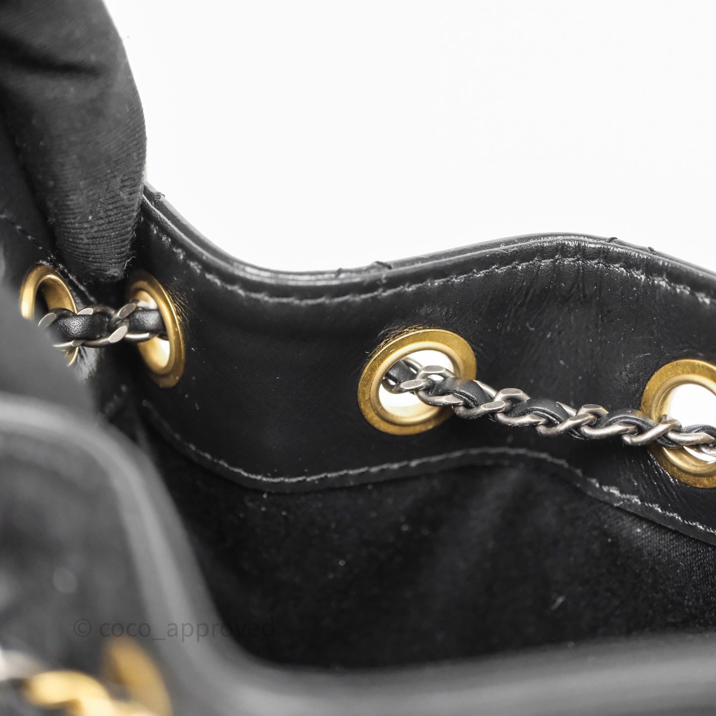 Chanel Mini 25 Black Bag Calfskin Mixed Hardware