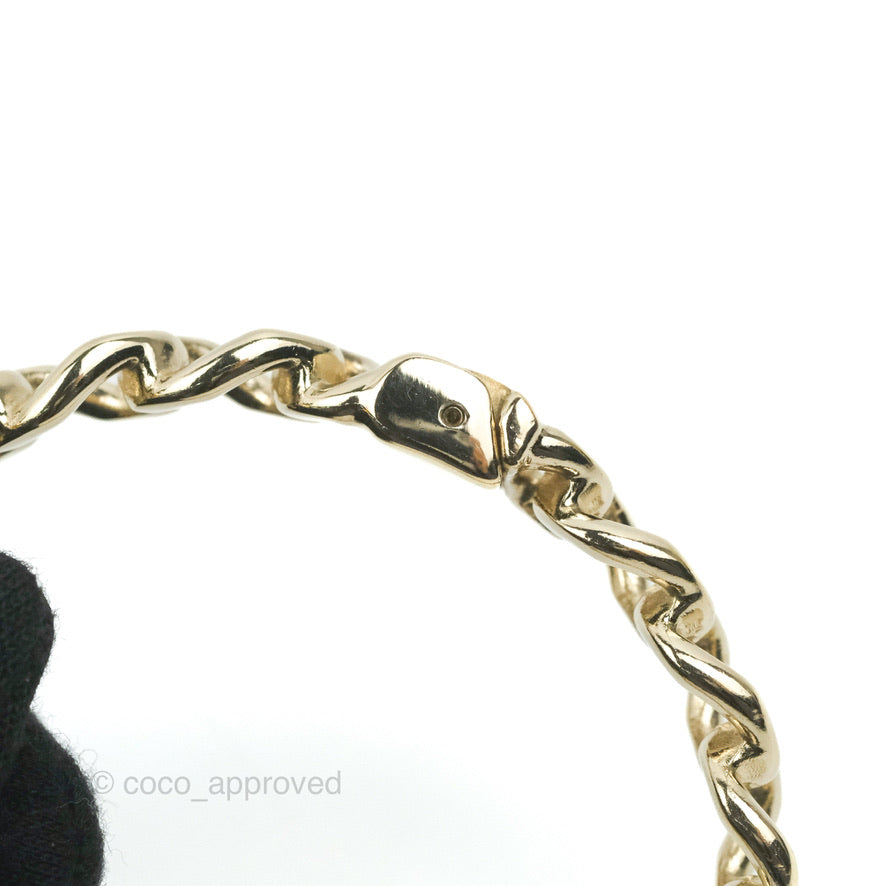 Chanel CC Chain Bracelet Gold Tone 22C