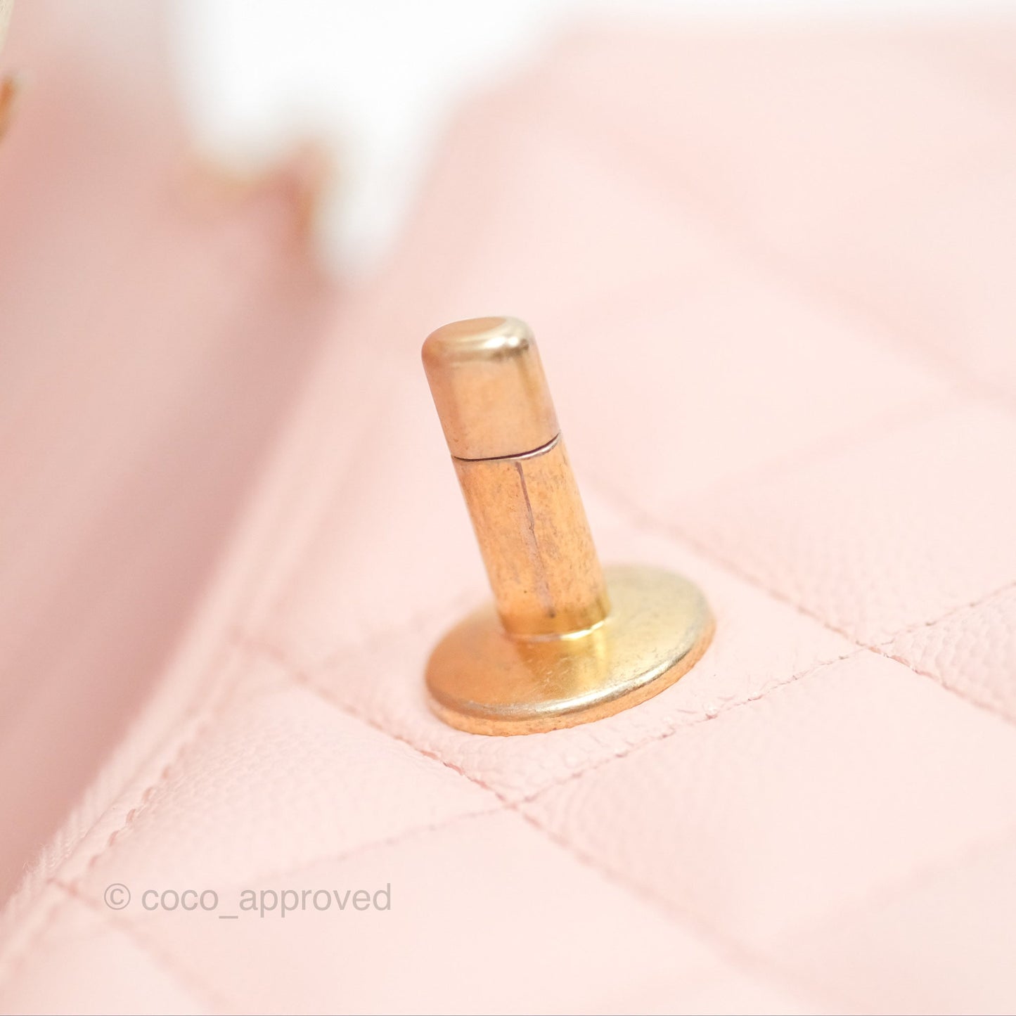 Chanel Mini WOC Phone Holder Pink Caviar Gold Hardware