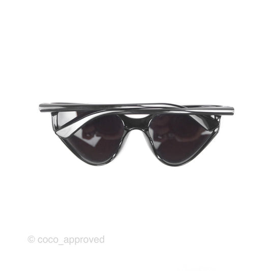 Balenciaga Rim Cat-eye Sunglasses Black
