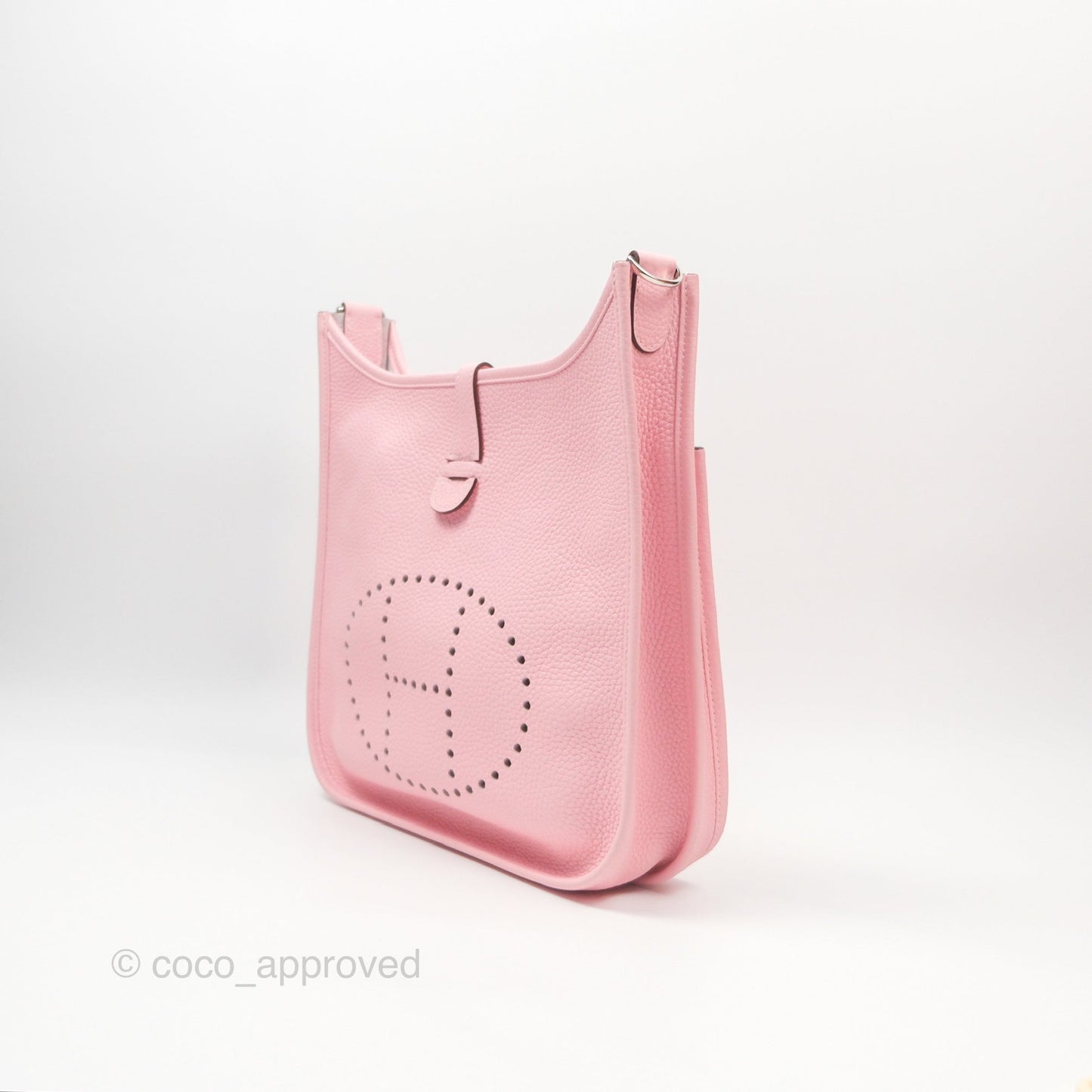 Hermes Evelyne III 29 Rose Sakura 3Q Clemence Palladium Hardware