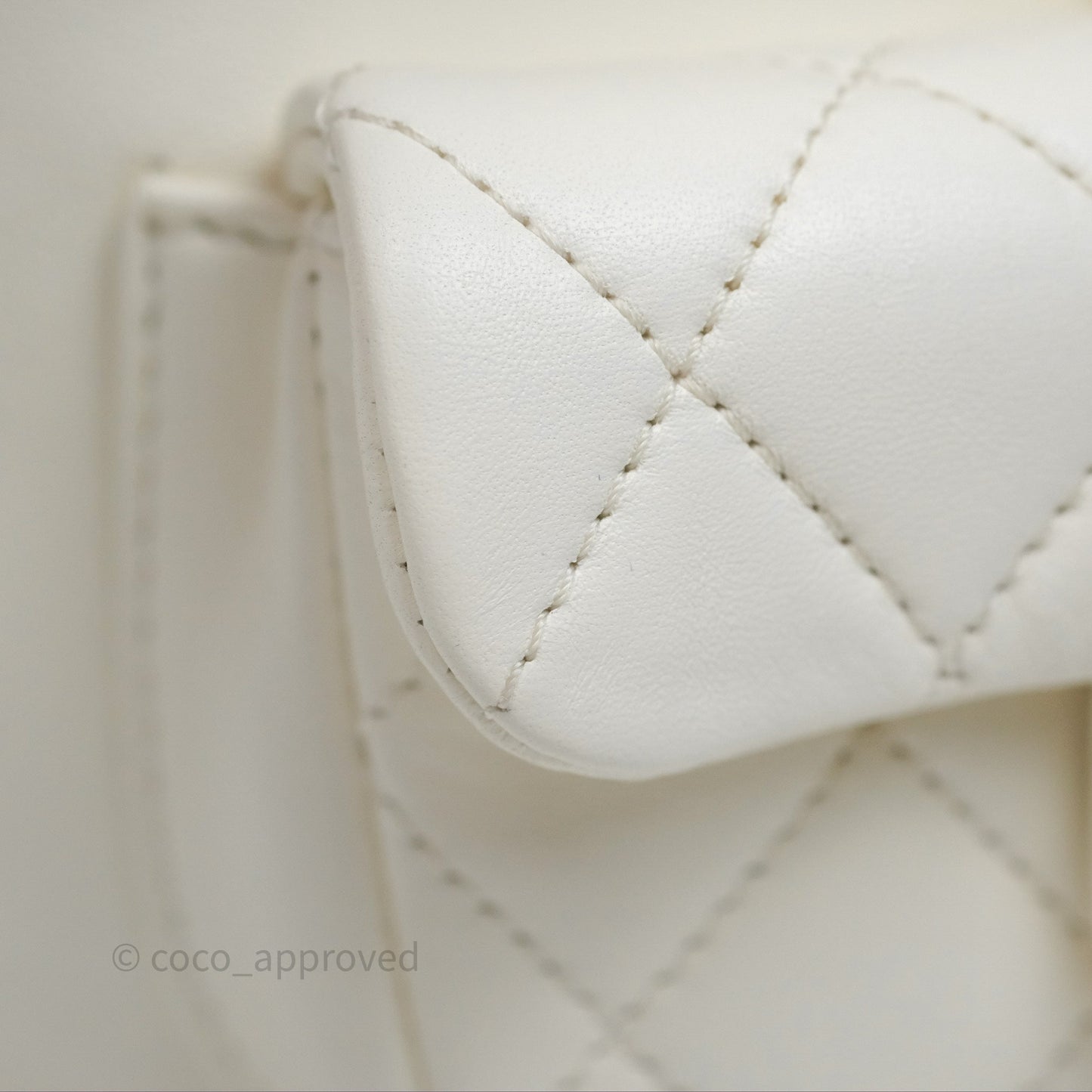 Chanel Quilted Small Duma Drawstring Backpack White Calfskin Gold Hardware
