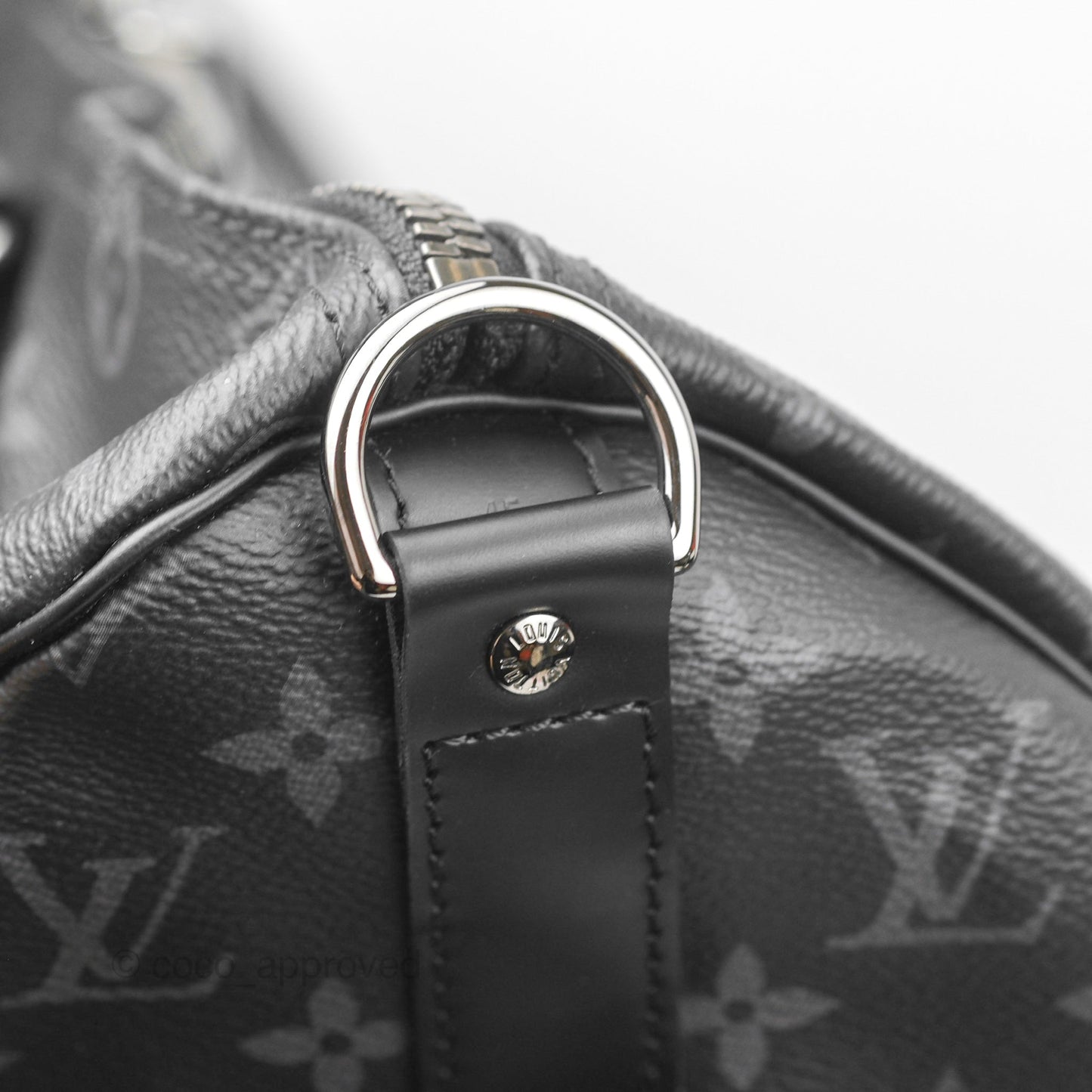 Louis Vuitton Keepall Bandoulière 45 Duffle Bag Monogram Eclipse Canvas