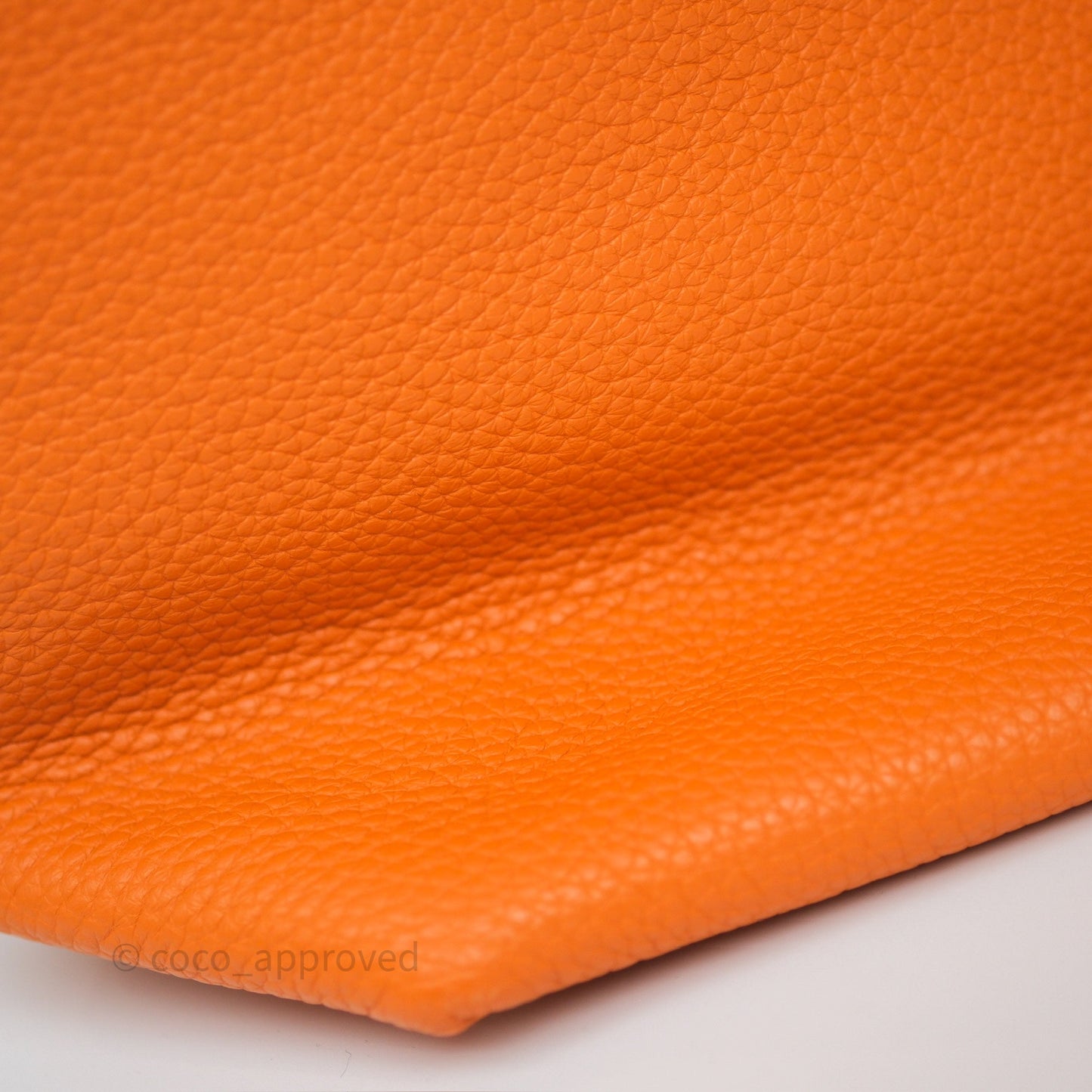 Hermès Double Sens Tote 36 Gold/ Orange Clemence