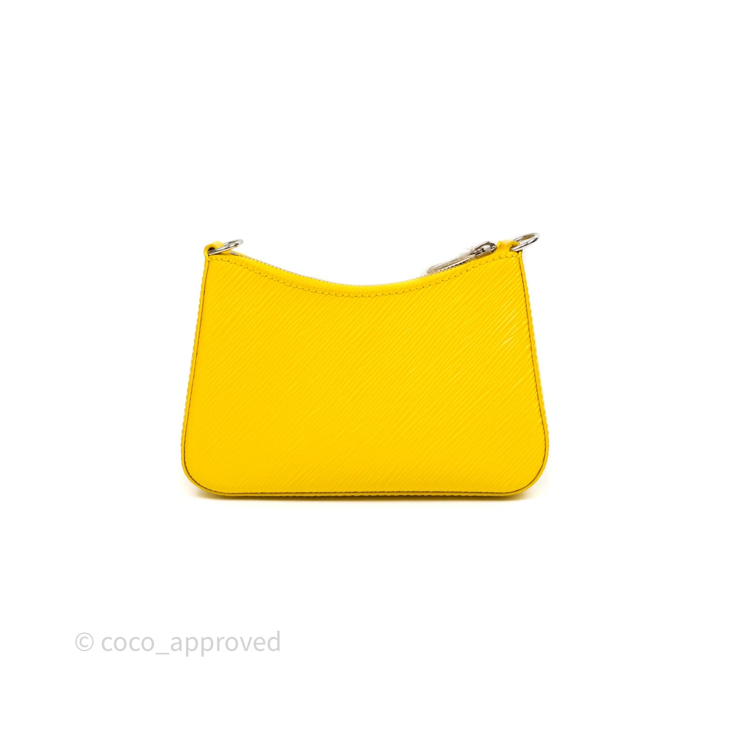 Louis Vuitton x Yayoi Kusama Epi Marellini Bag Infinity Dots Yellow Silver Hardware