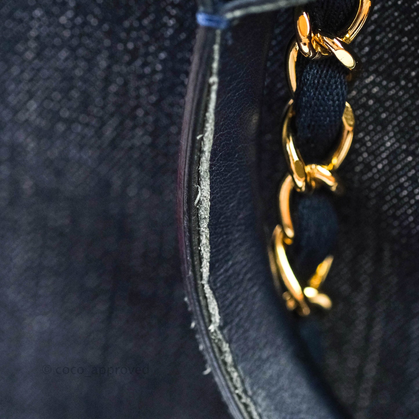 Chanel Canvas Large Deauville Tote Denim
