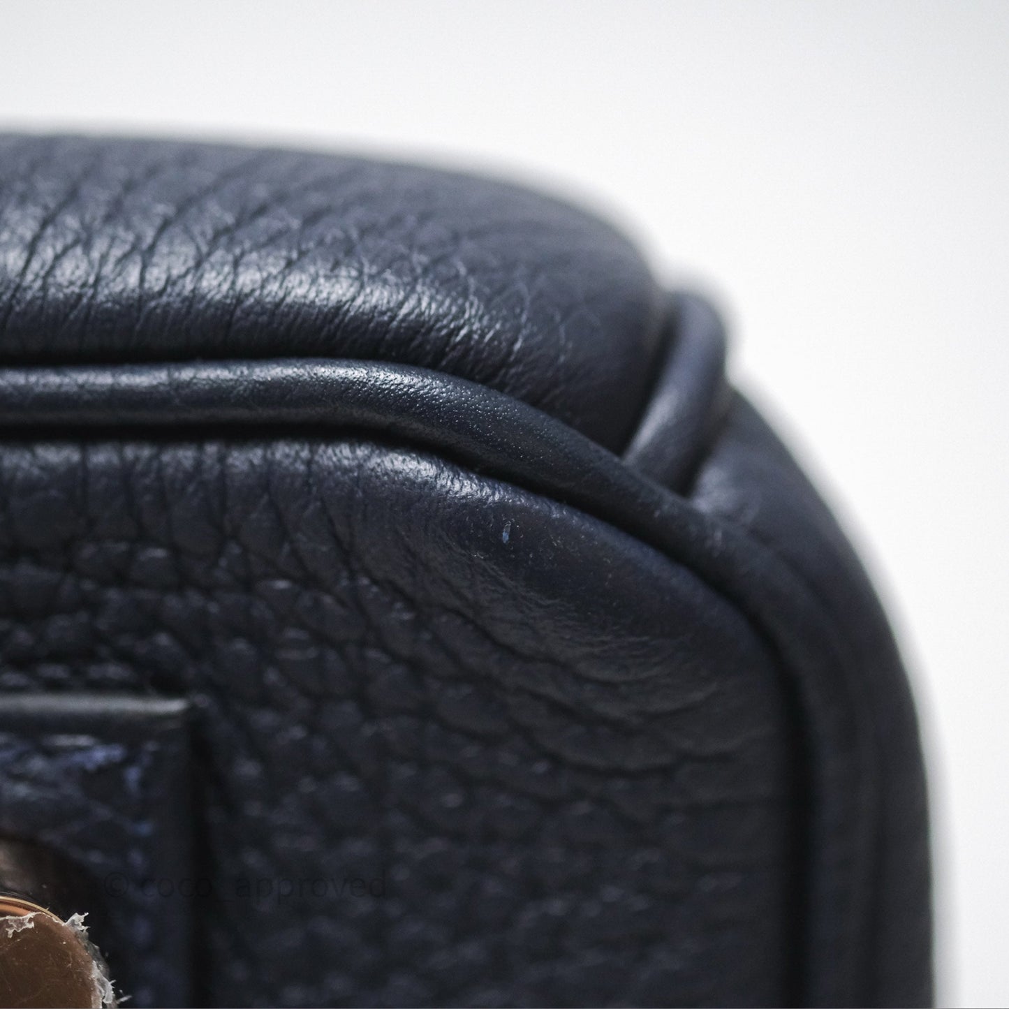 Hermès Birkin 30 Retourne Bleu Nuit 2Z Togo Gold Hardware
