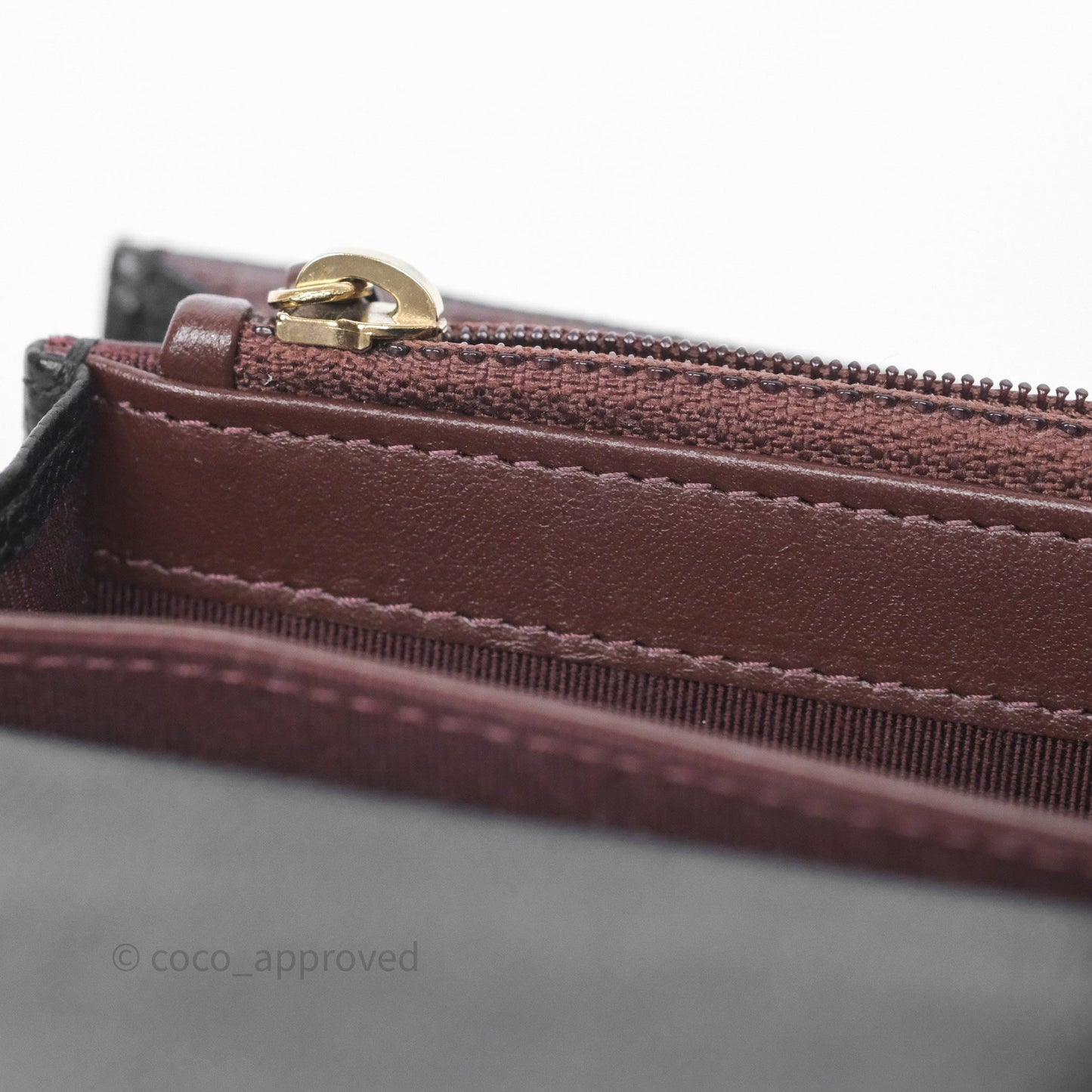 Chanel Classic Medium Flap Wallet Quilted Black Caviar Gold Hardware