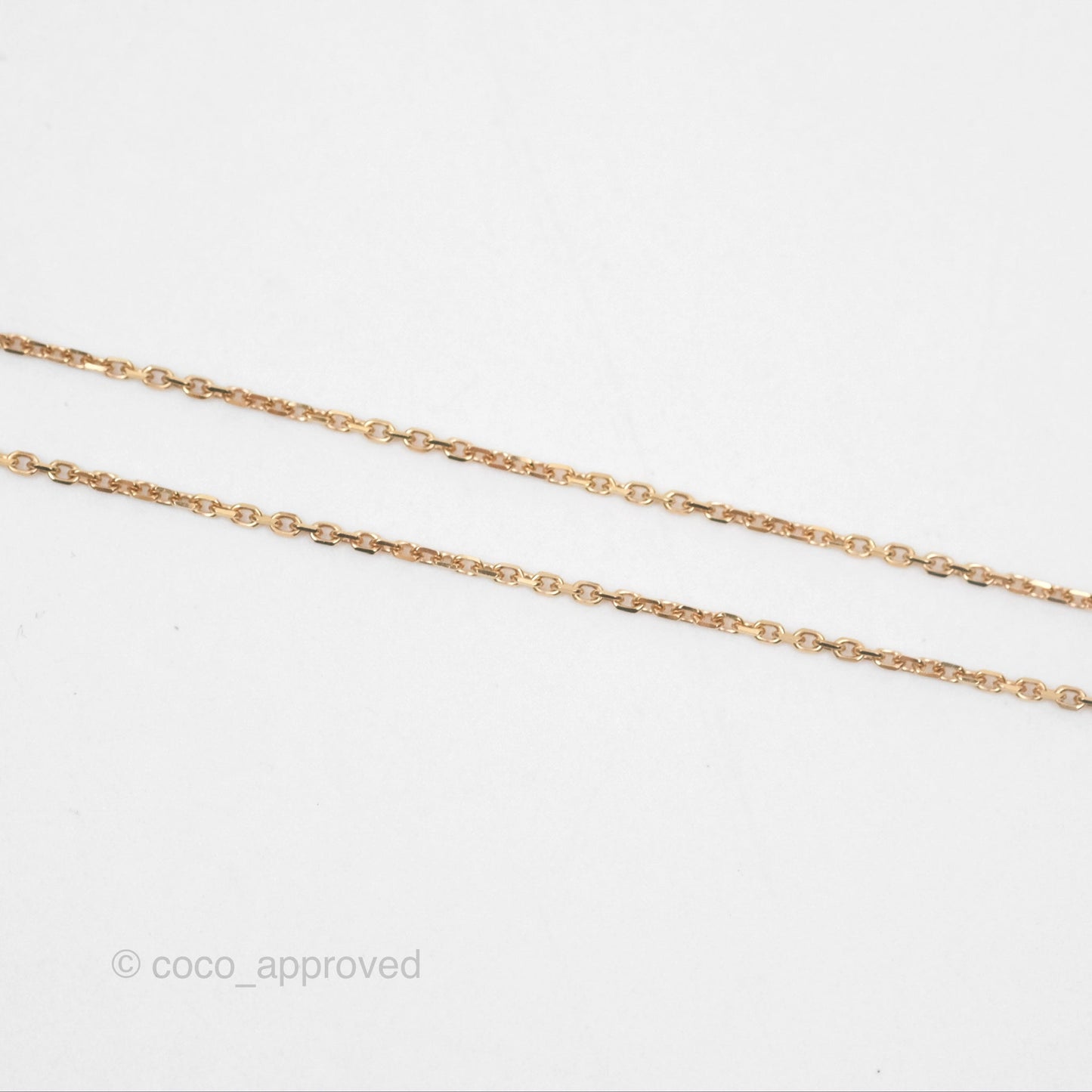 Van Cleef & Arpels Vintage Alhambra Holiday Pendant White Diamond Rose Gold