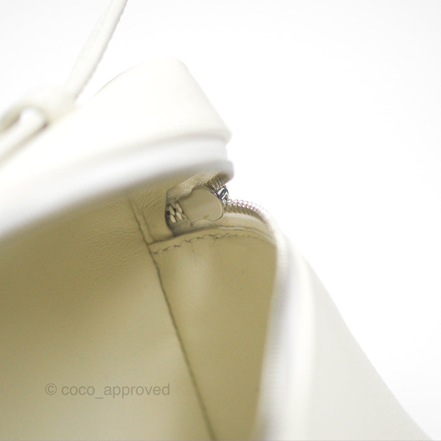 Loro Piana Extra Pocket L19 White Grained Calfskin
