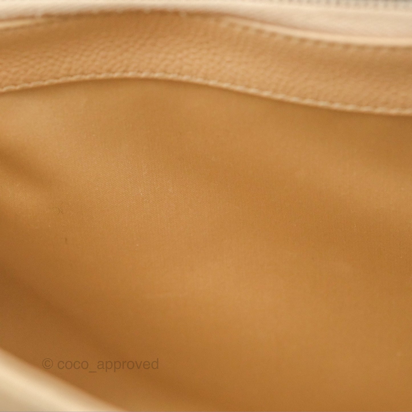 Chanel GST Beige Caviar Silver Hardware