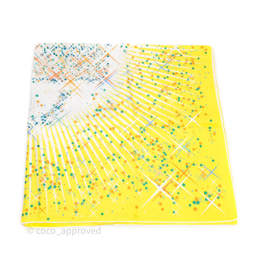 Hermes Magic Kelly Scarf Yellow 90