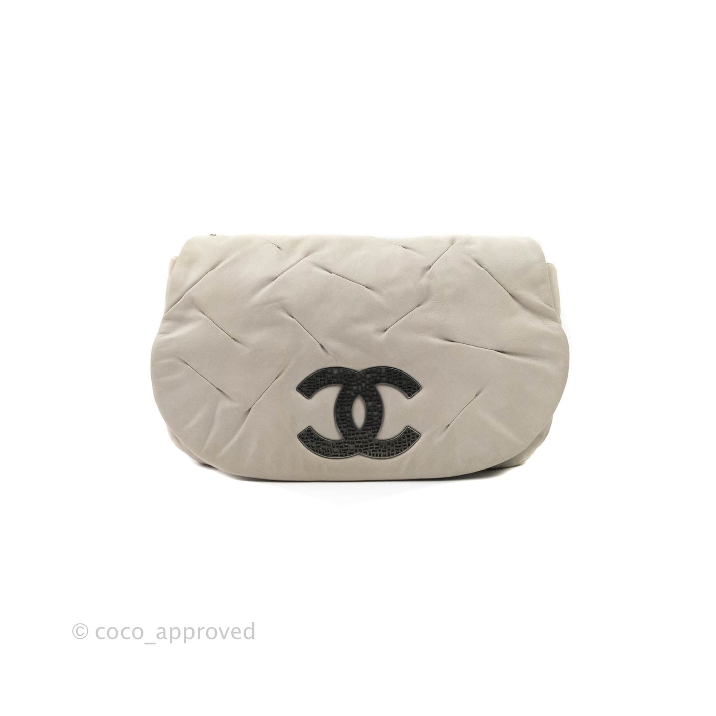 Chanel Flap Bag Iridescent Calfskin Ruthenium Hardware
