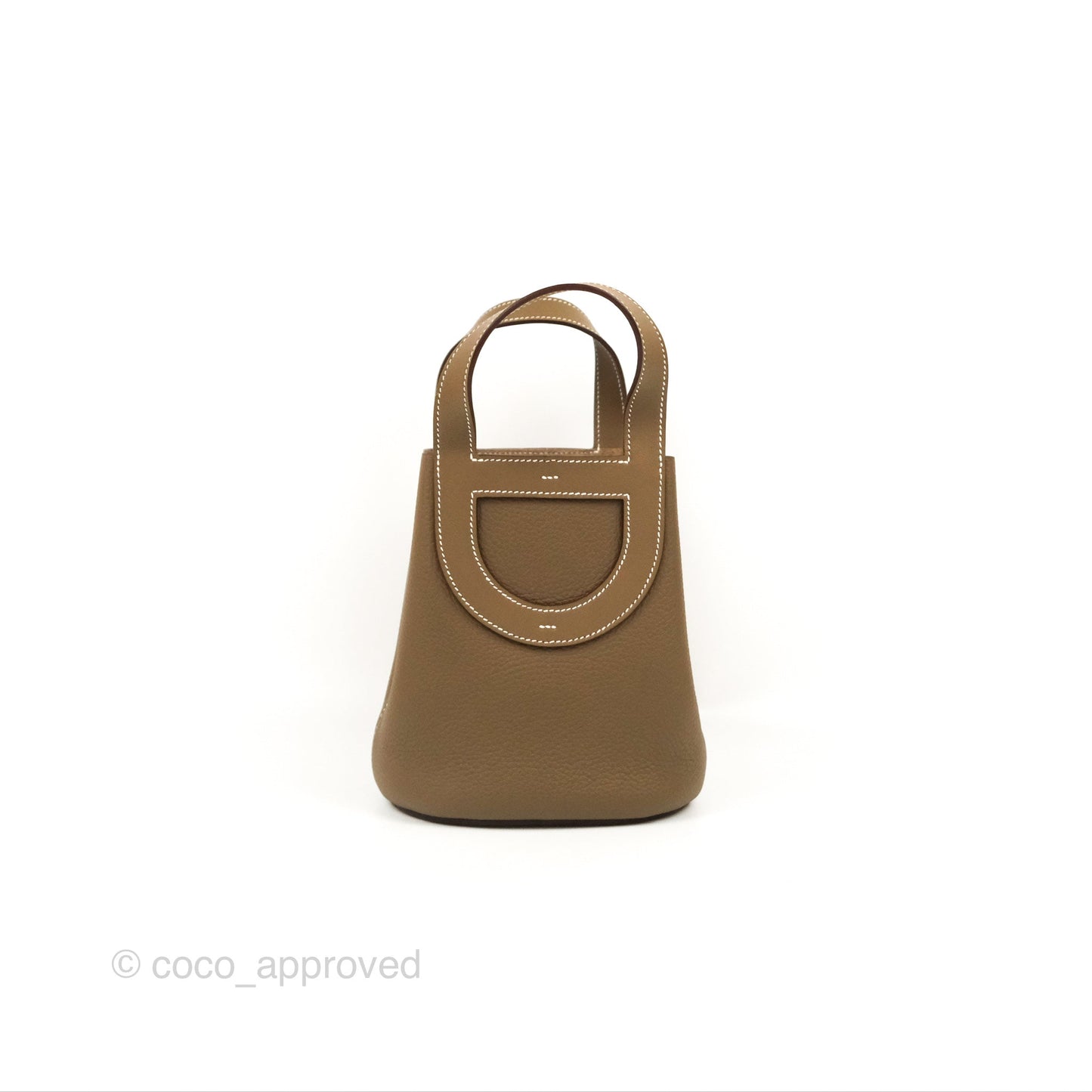 Hermes In-The-Loop 18 Etoupe Clemence Gold Hardware