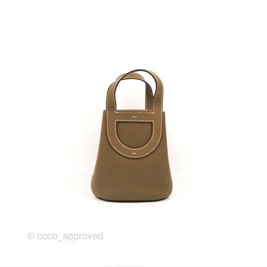 Hermes In-The-Loop 18 Etoupe Clemence Gold Hardware