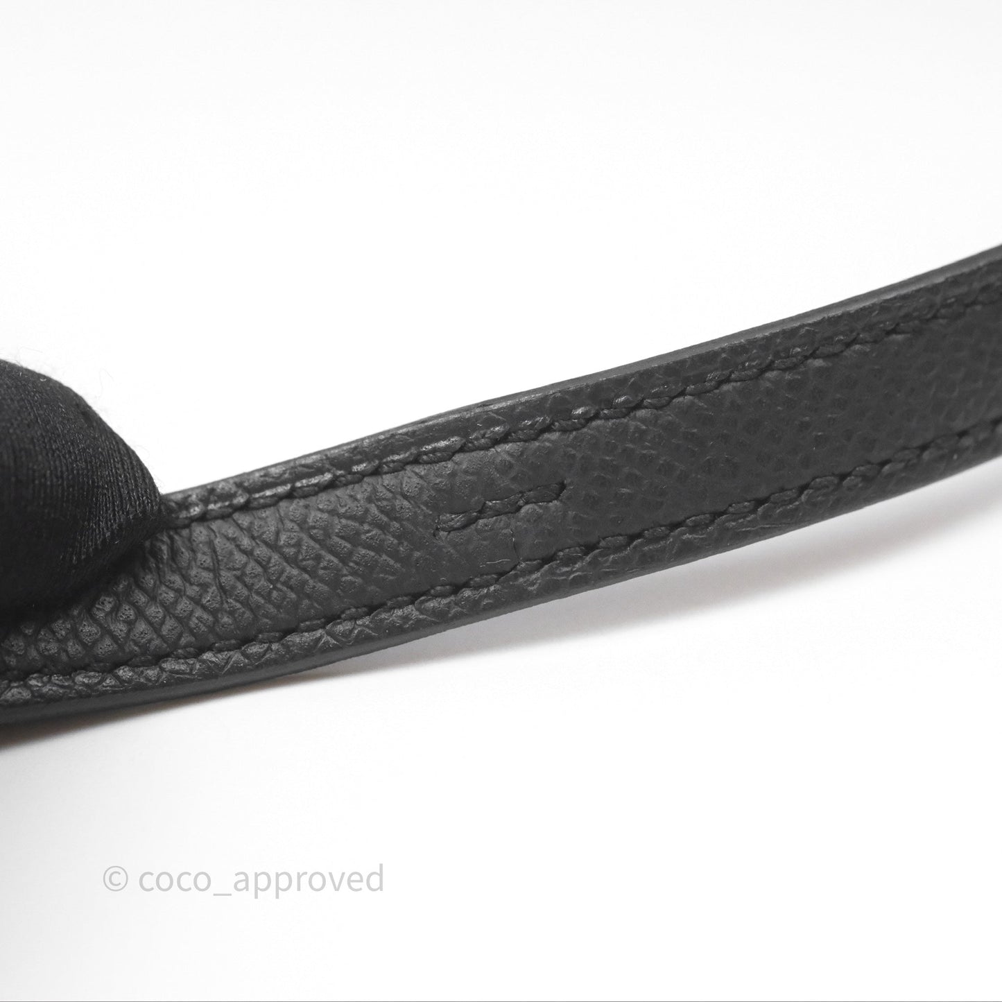 Hermès Constance Mini 18cm Mirror Noir 89 Epsom Palladium Hardware