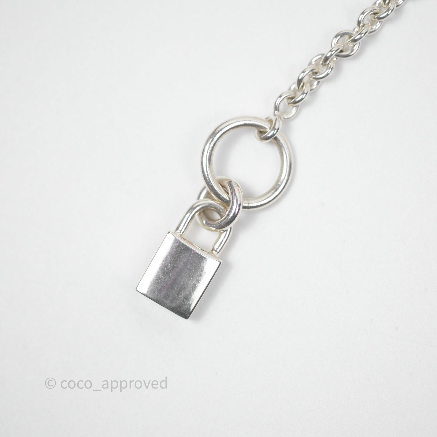 Hermès Kelly Cadenas Bracelet Sterling Silver