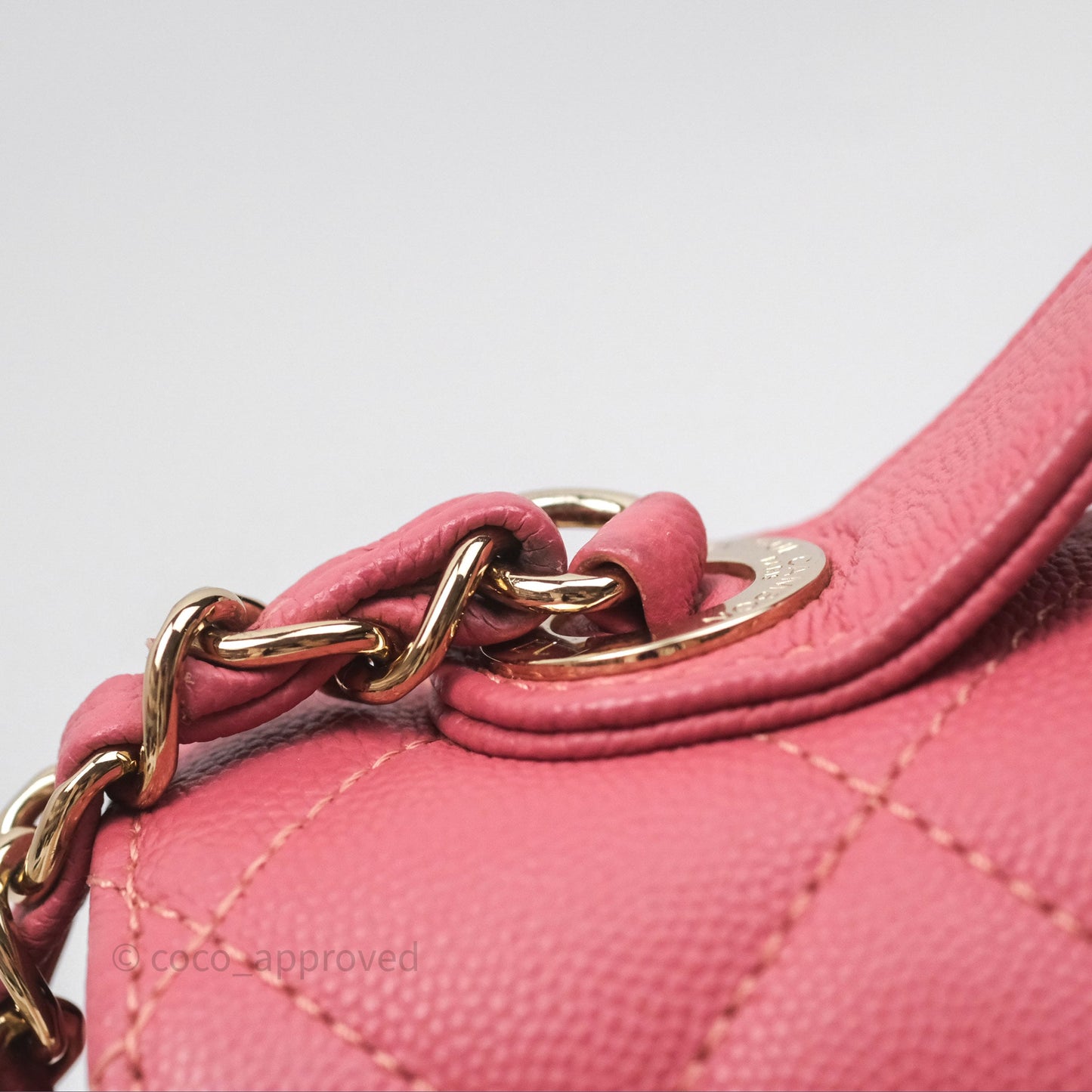 Chanel Quilted Medium Business Affinity Flap Rose Pink Caviar Gold Hardware