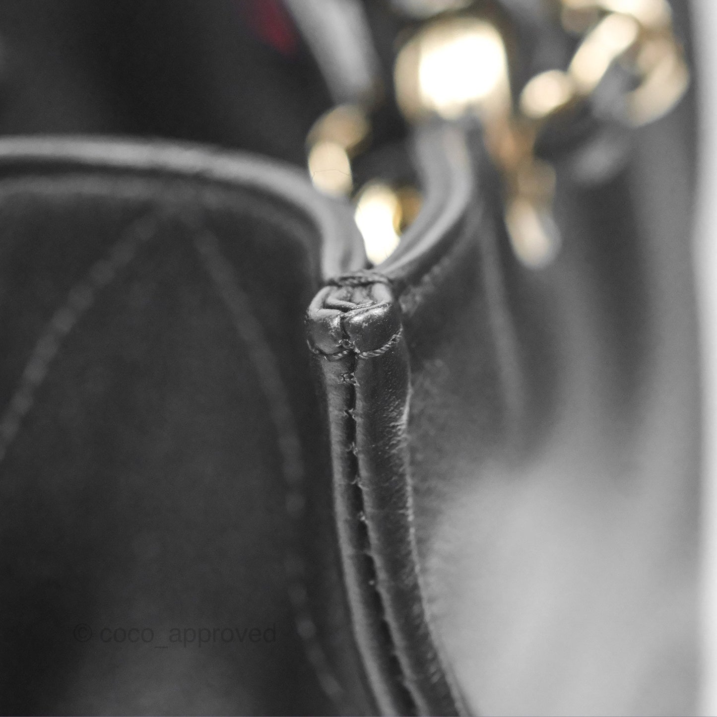 Chanel CC Zipped Shopping Tote Calfskin Gold Hardware