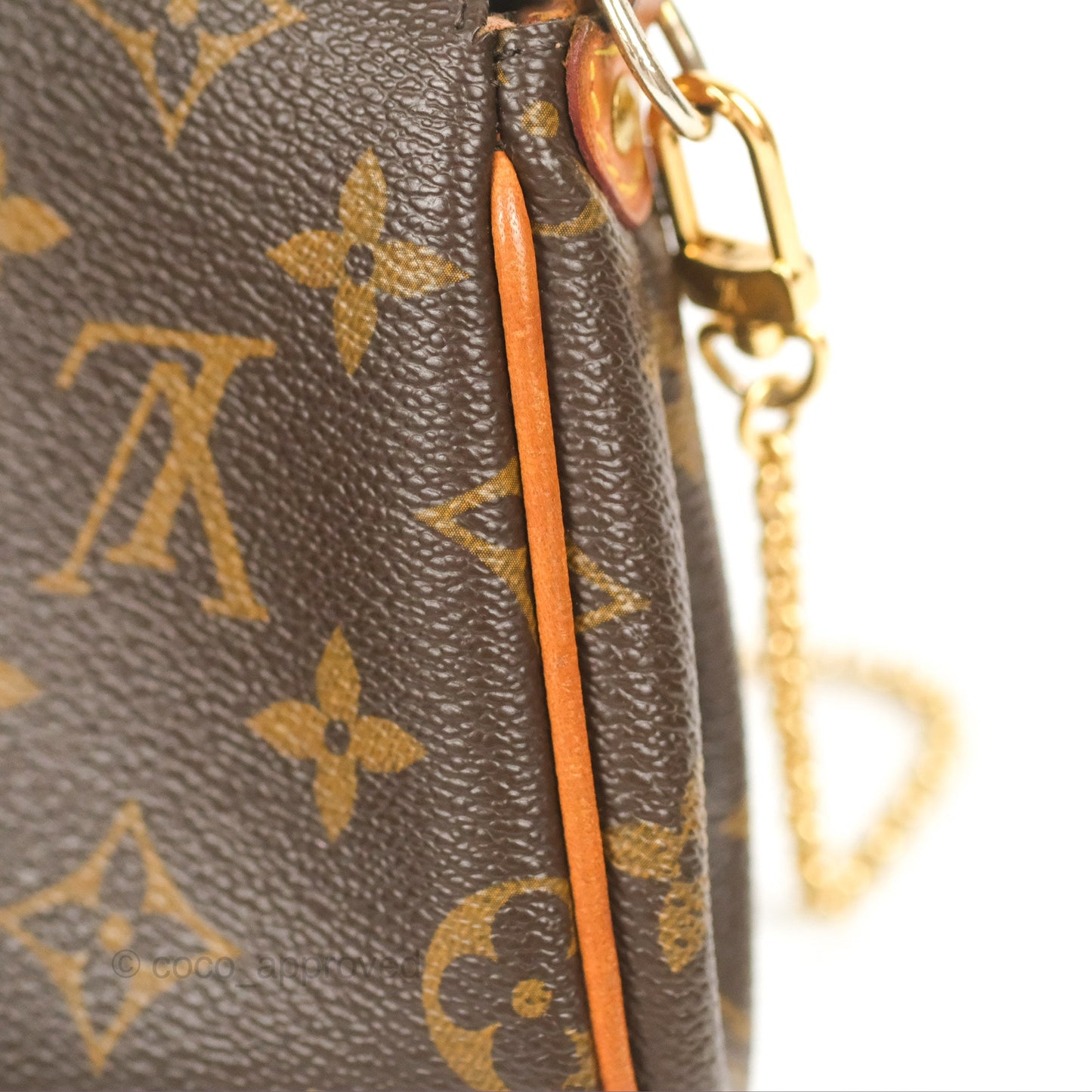 Louis Vuitton Eva Shoulder Bag Monogram Coated Canvas
