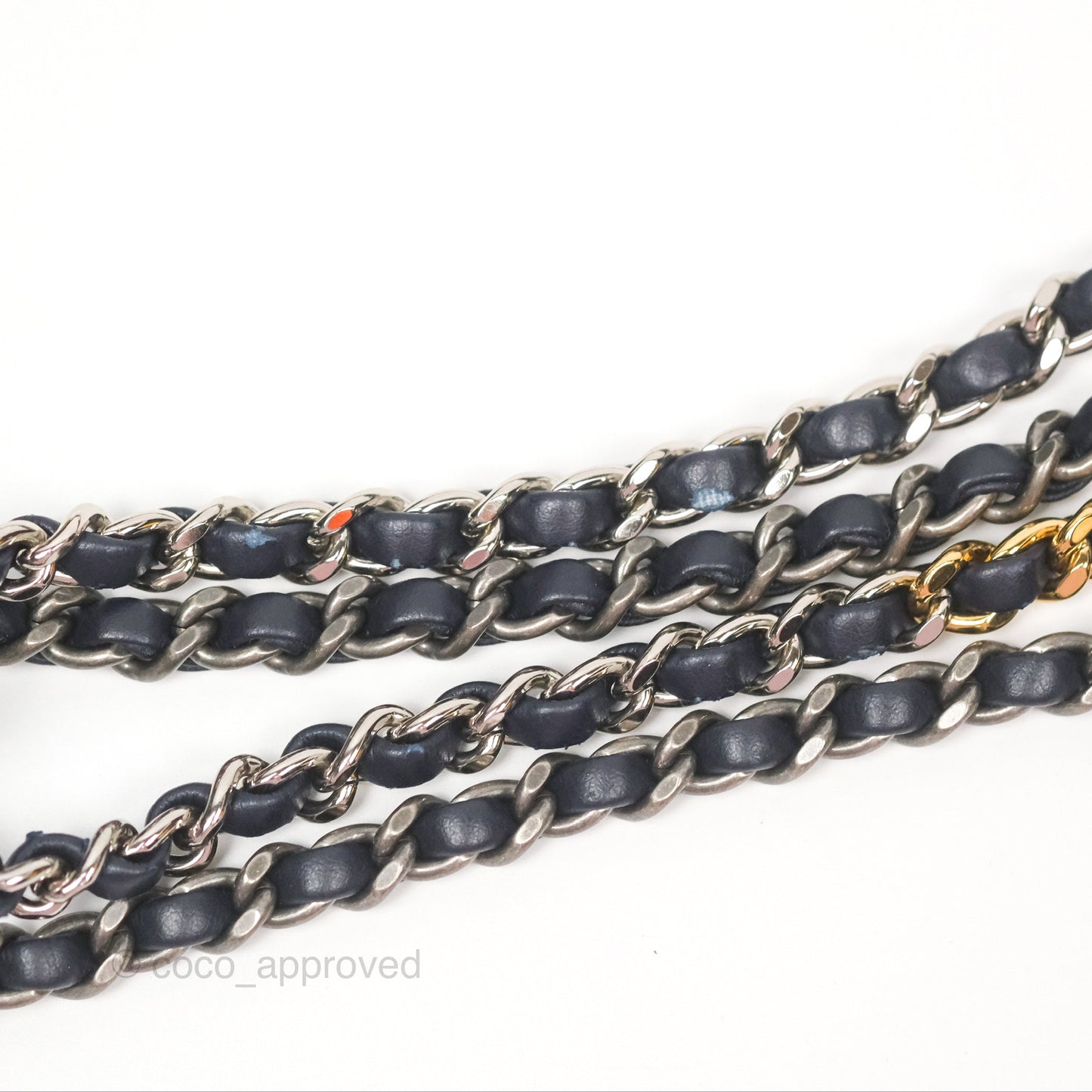 Chanel Small Gabrielle Hobo Quilted Navy Aged Denim