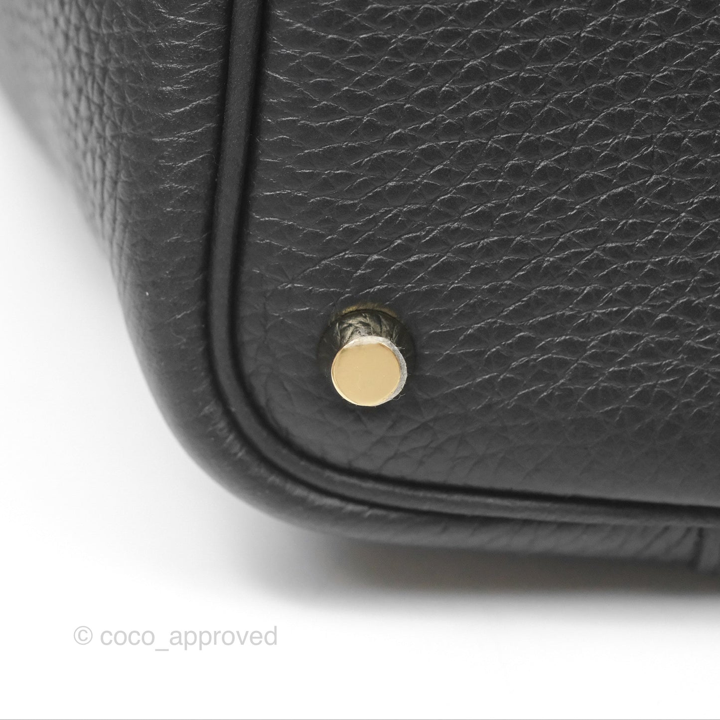 Hermès Picotin Lock 18 Black Clemence Gold Hardware