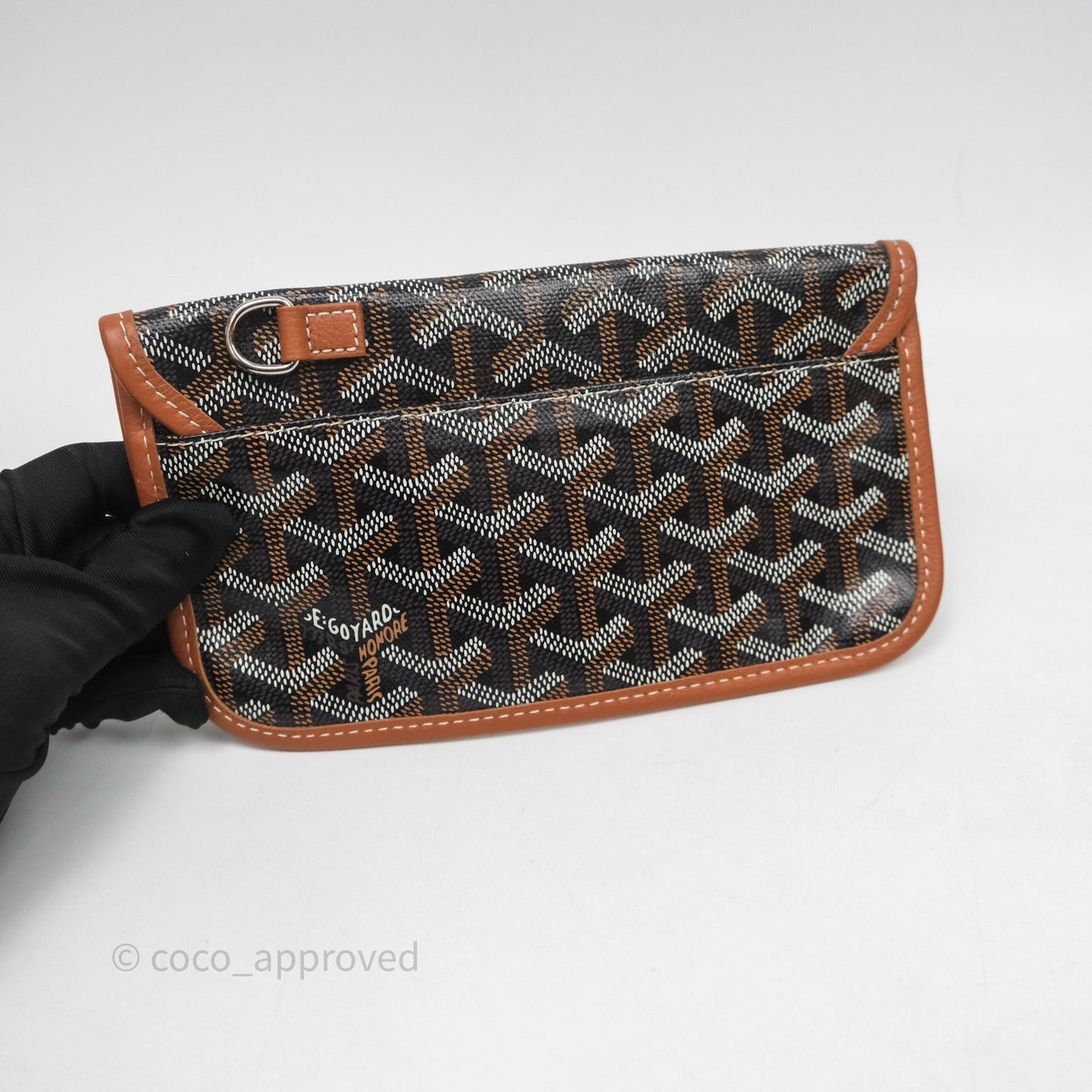 Goyard St Louis Tote GM Tan Black