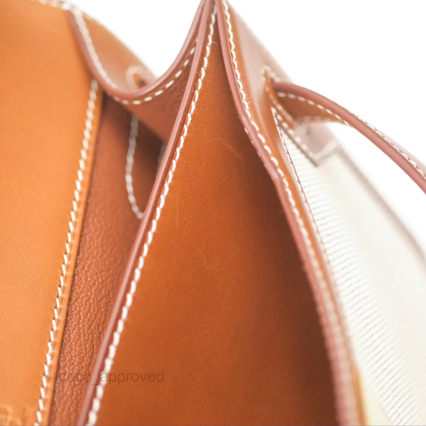 Hermès Kelly Depeches 25 Pouch Ecru-beige 14 Toile H/ Fauve 34 Barenia Gold Hardware