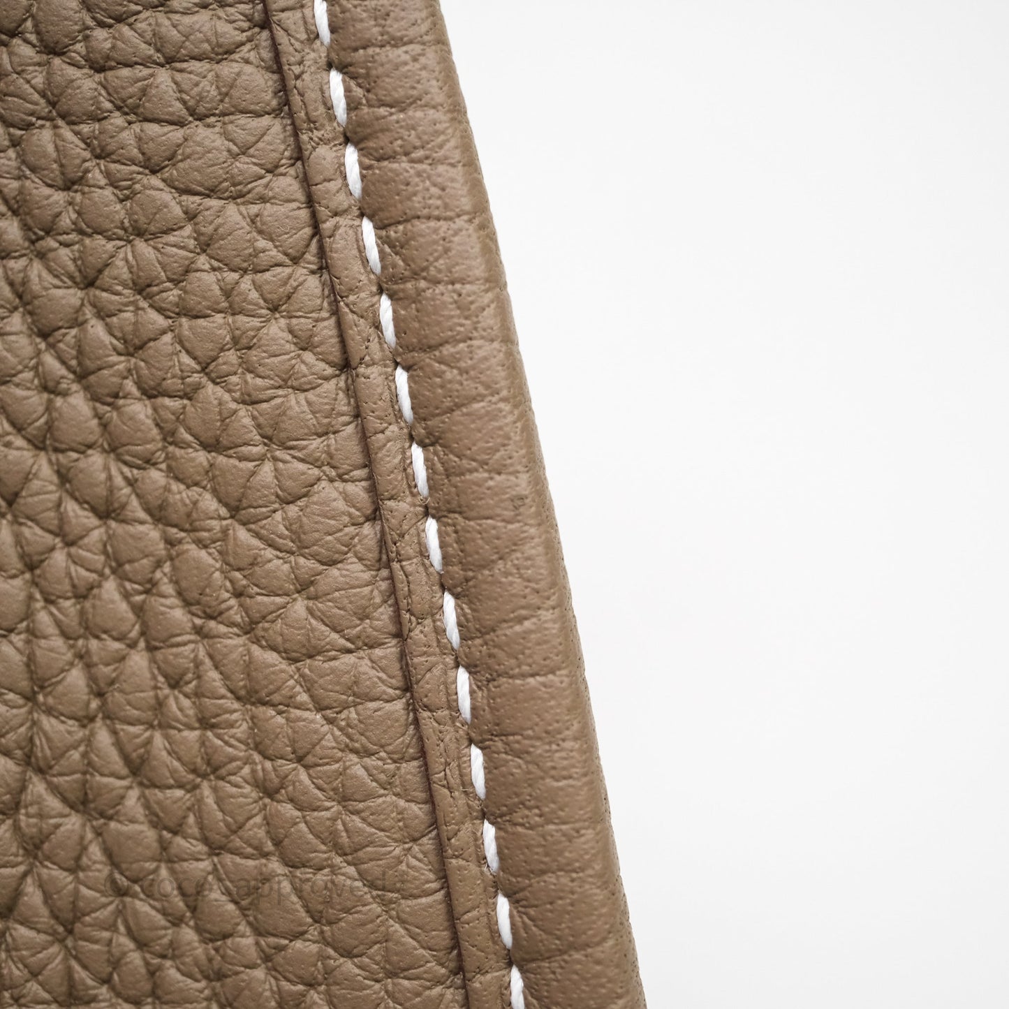 Hermès Mini Evelyne 16 Etoupe 18 Clemence Gold Hardware