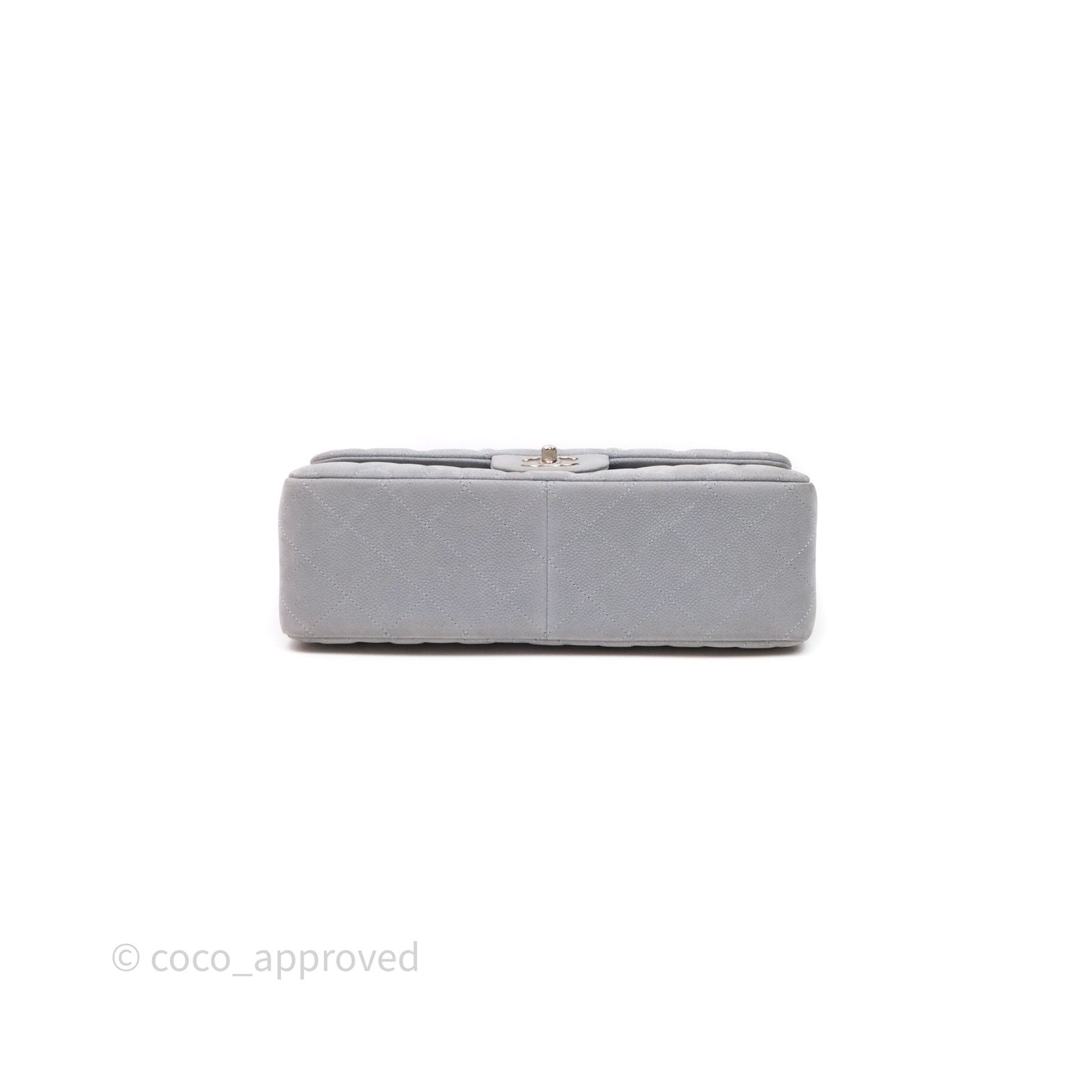 Chanel Jumbo Double Flap Grey Caviar Gold Hardware⁣⁣