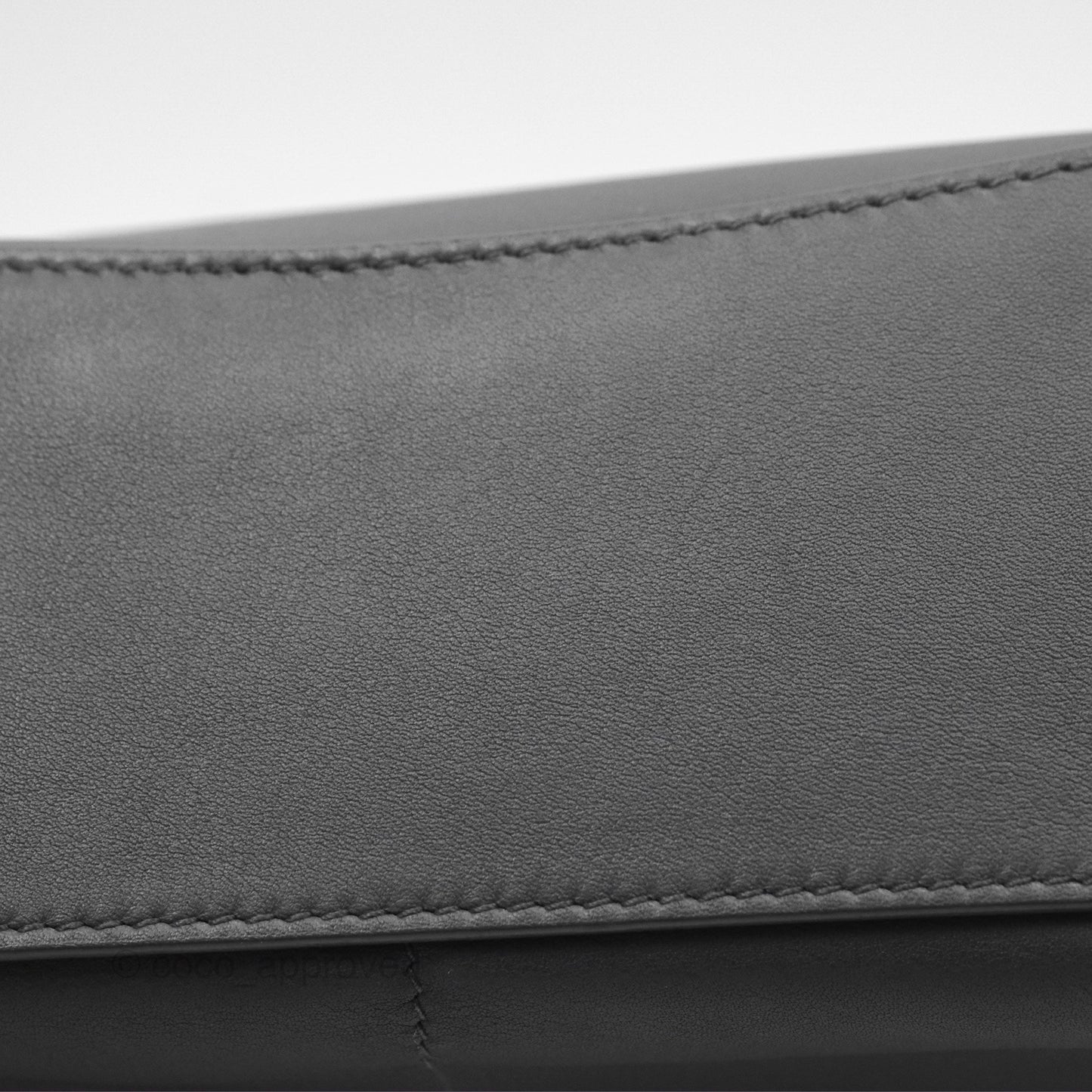 Balenciaga Rodeo Mini in Grey Smooth Calfskin Antique Silver Hardware