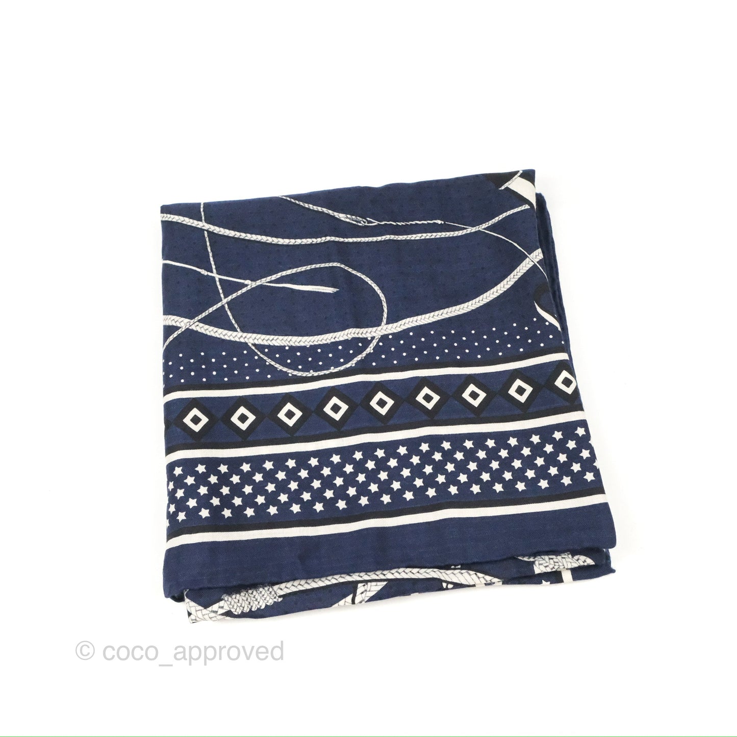 Hermes Fouets et Badines Bandana Shawl 140