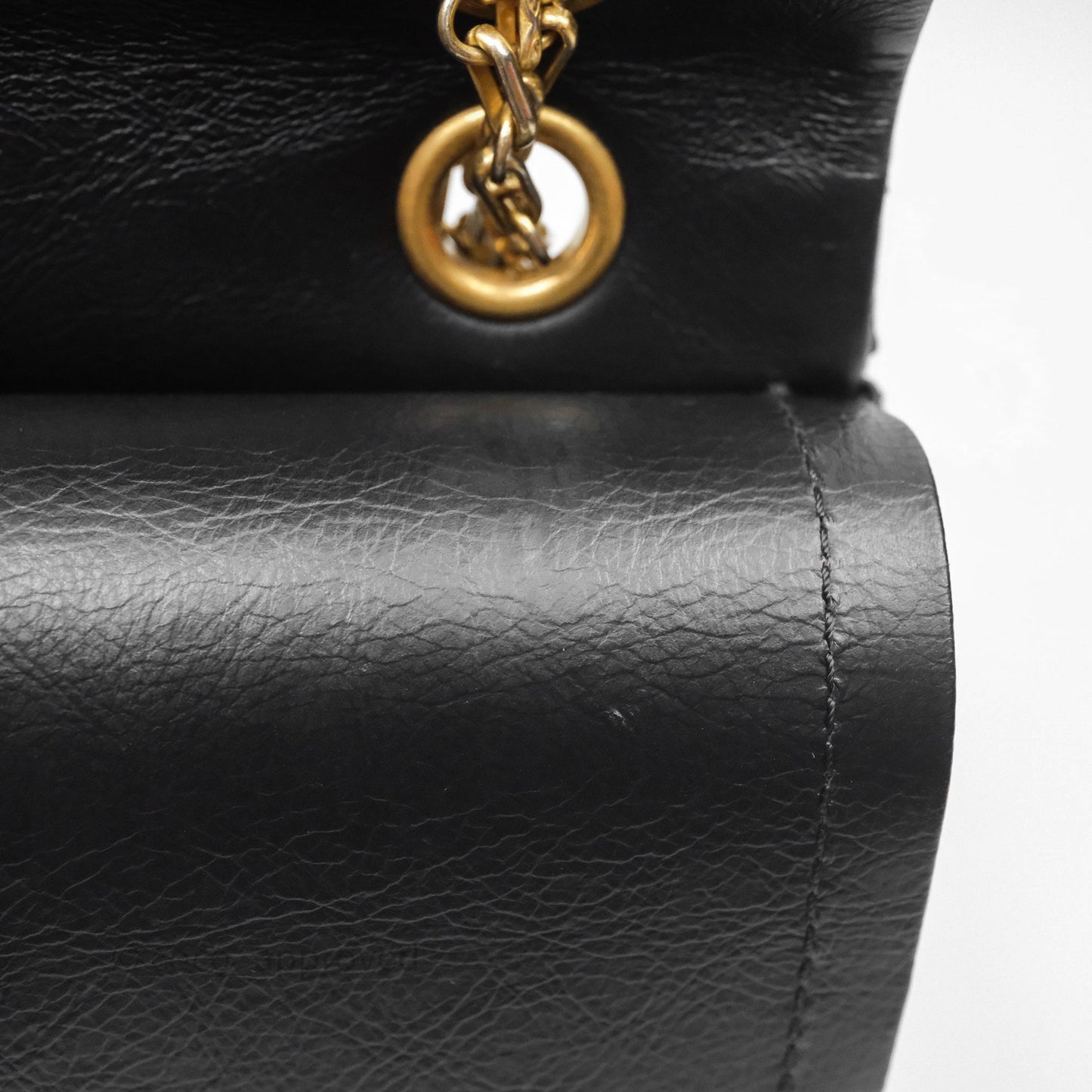 Chanel Quilted 2.55 Reissue 226 Flap Bag Black Aged Calfskin Gold Hardware