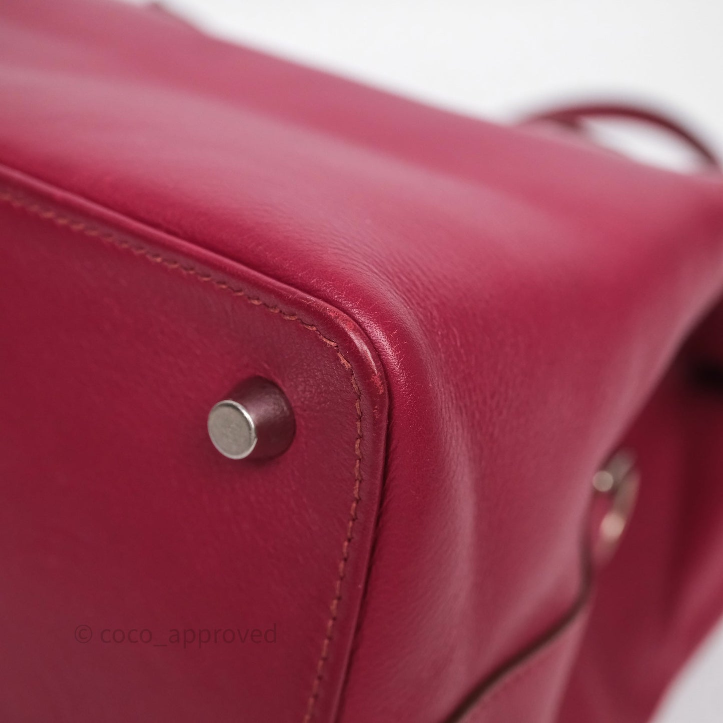 Hermès ToolBox 20 Rubis B5 Swift Palladium Hardware