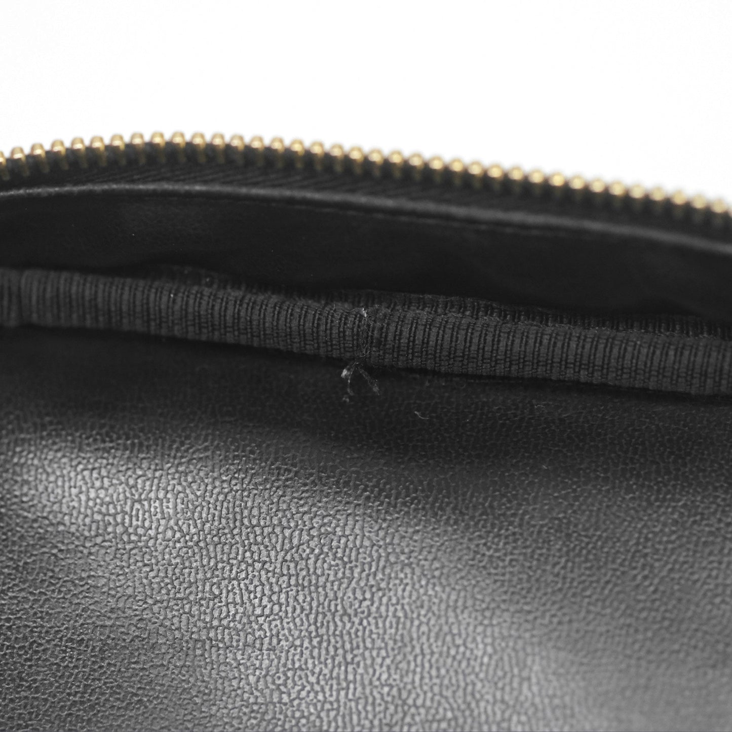 Chanel Vintage Vanity Case Black Caviar Gold Hardware