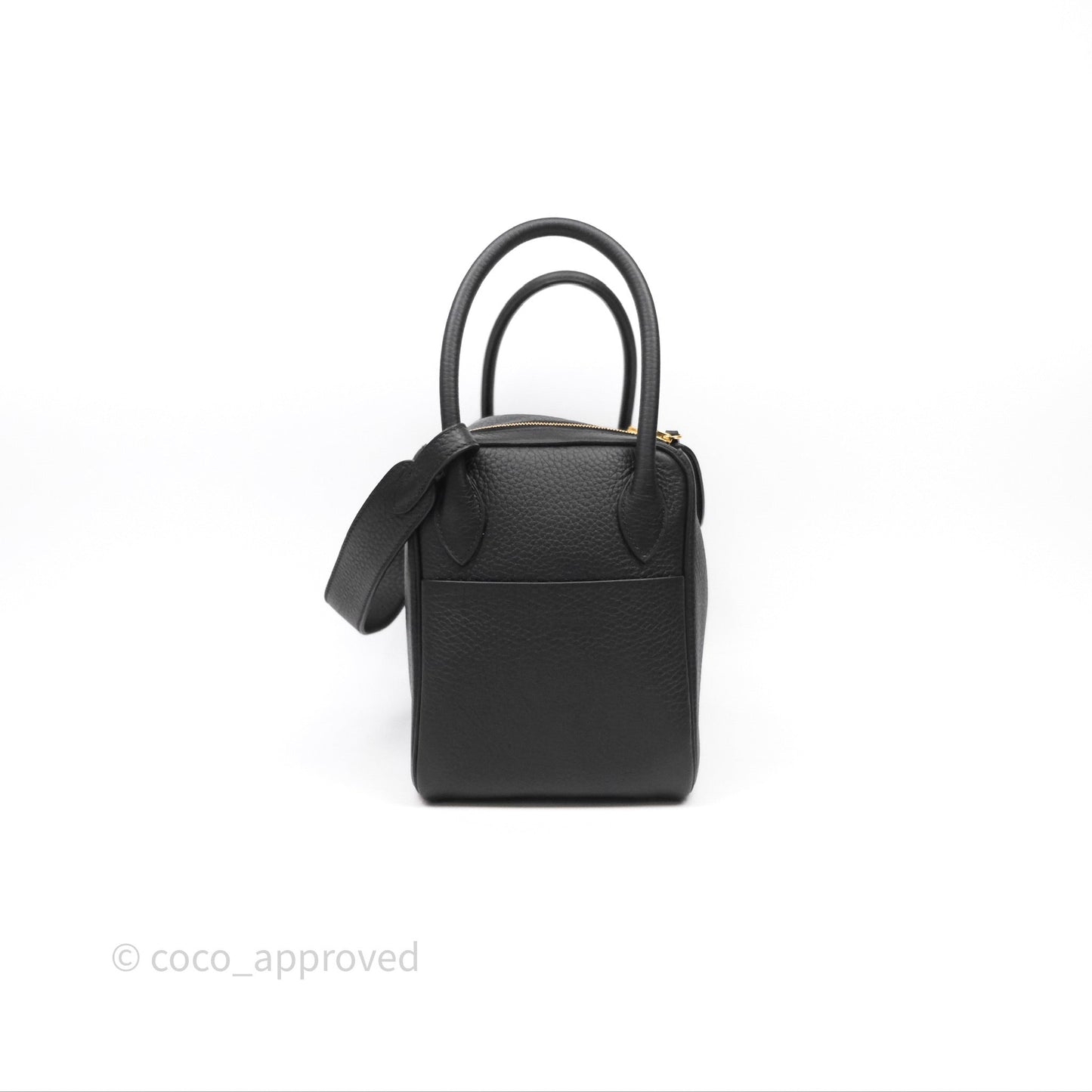 Hermes Lindy 26 Black Noir 89 Clemence Gold Hardware