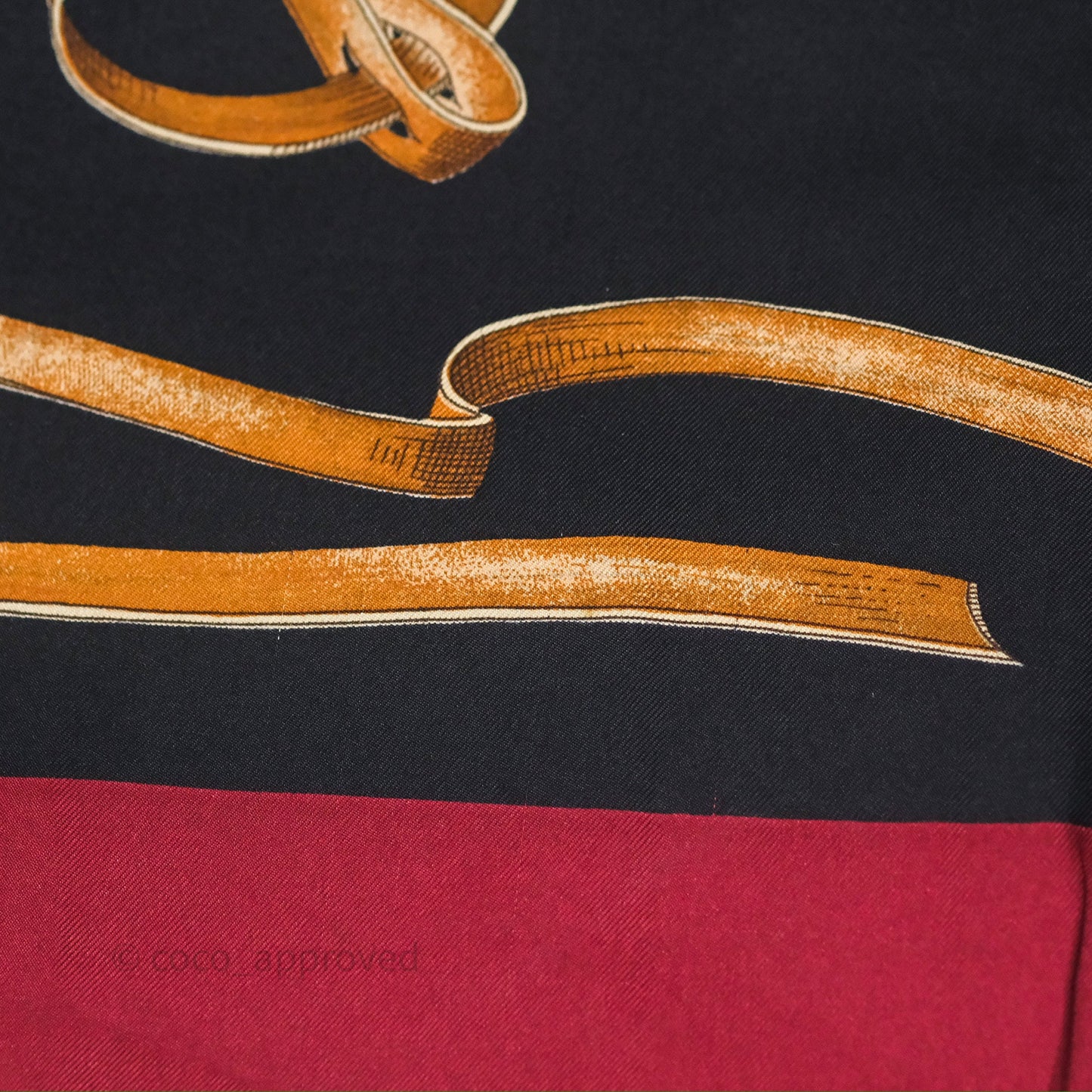 Gucci Bird Printed Scarf Seta Dark Red