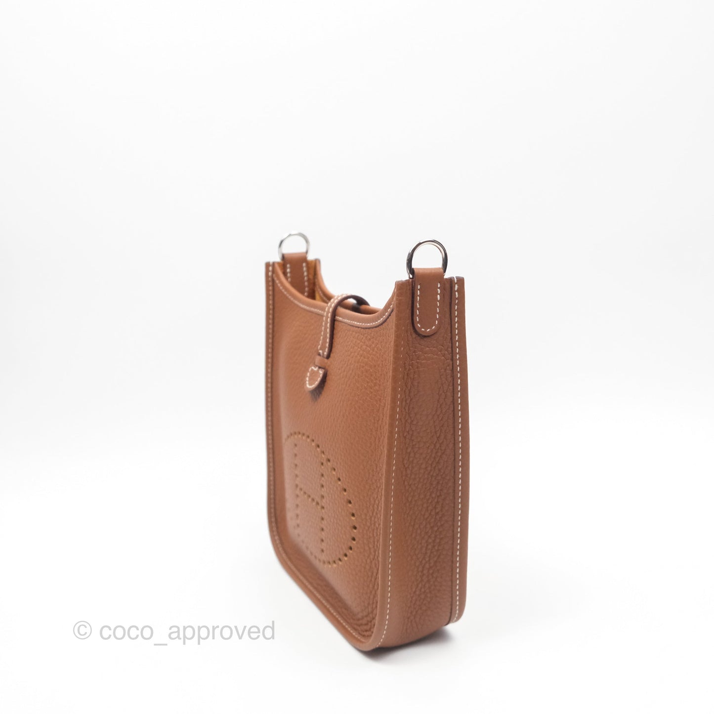 Hermès Mini Evelyne 16 Amazone Gold Clemence Palladium Hardware