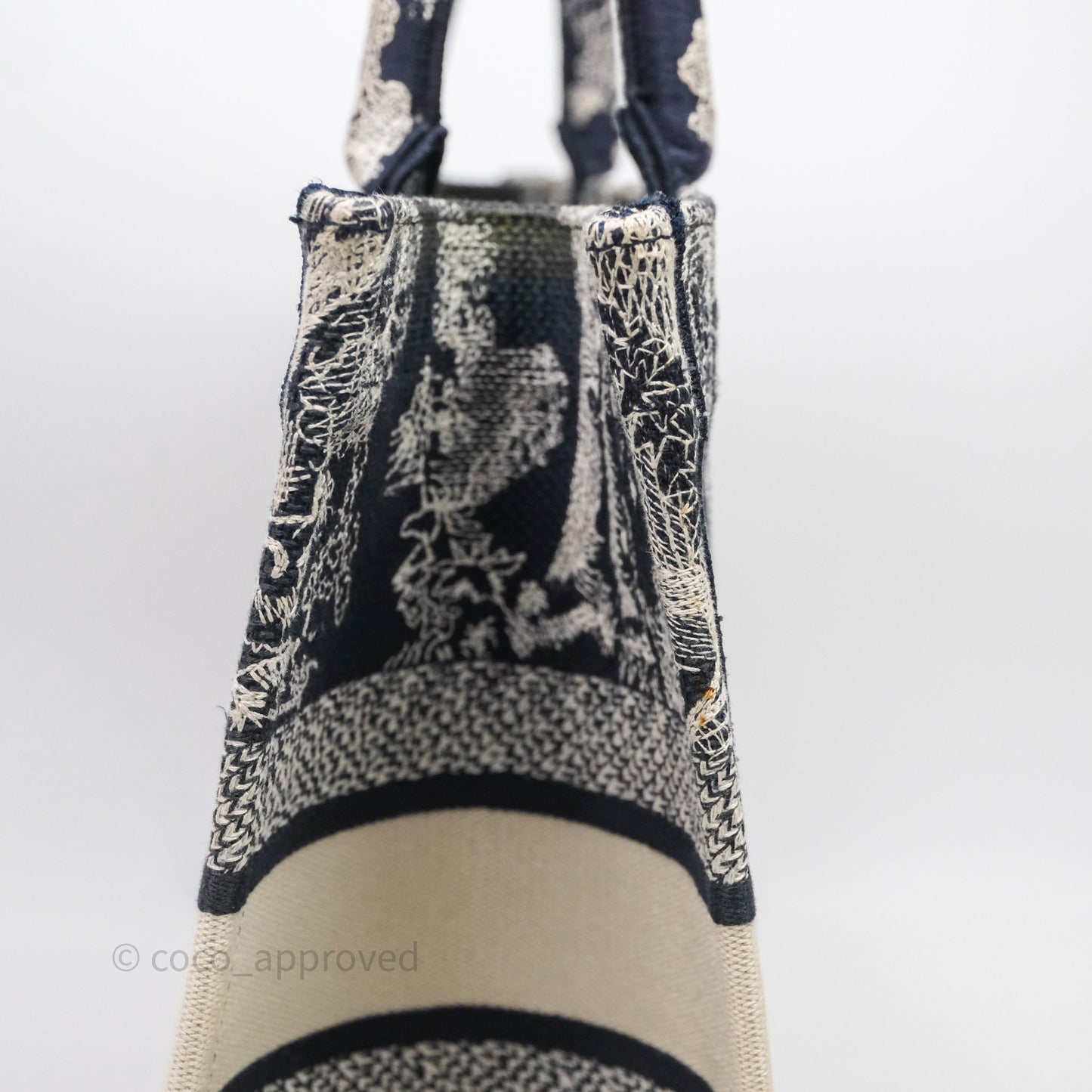 Christian Dior Toile De Jouy Medium Book Tote Canvas